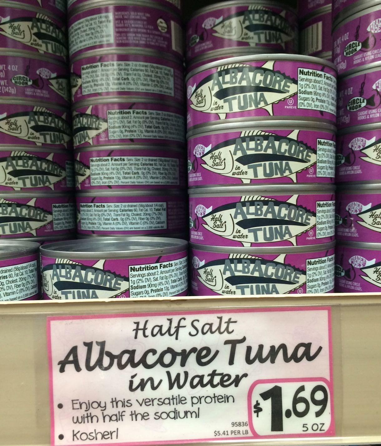 CHEAPER AT TRADER JOE'S: CANNED TUNA