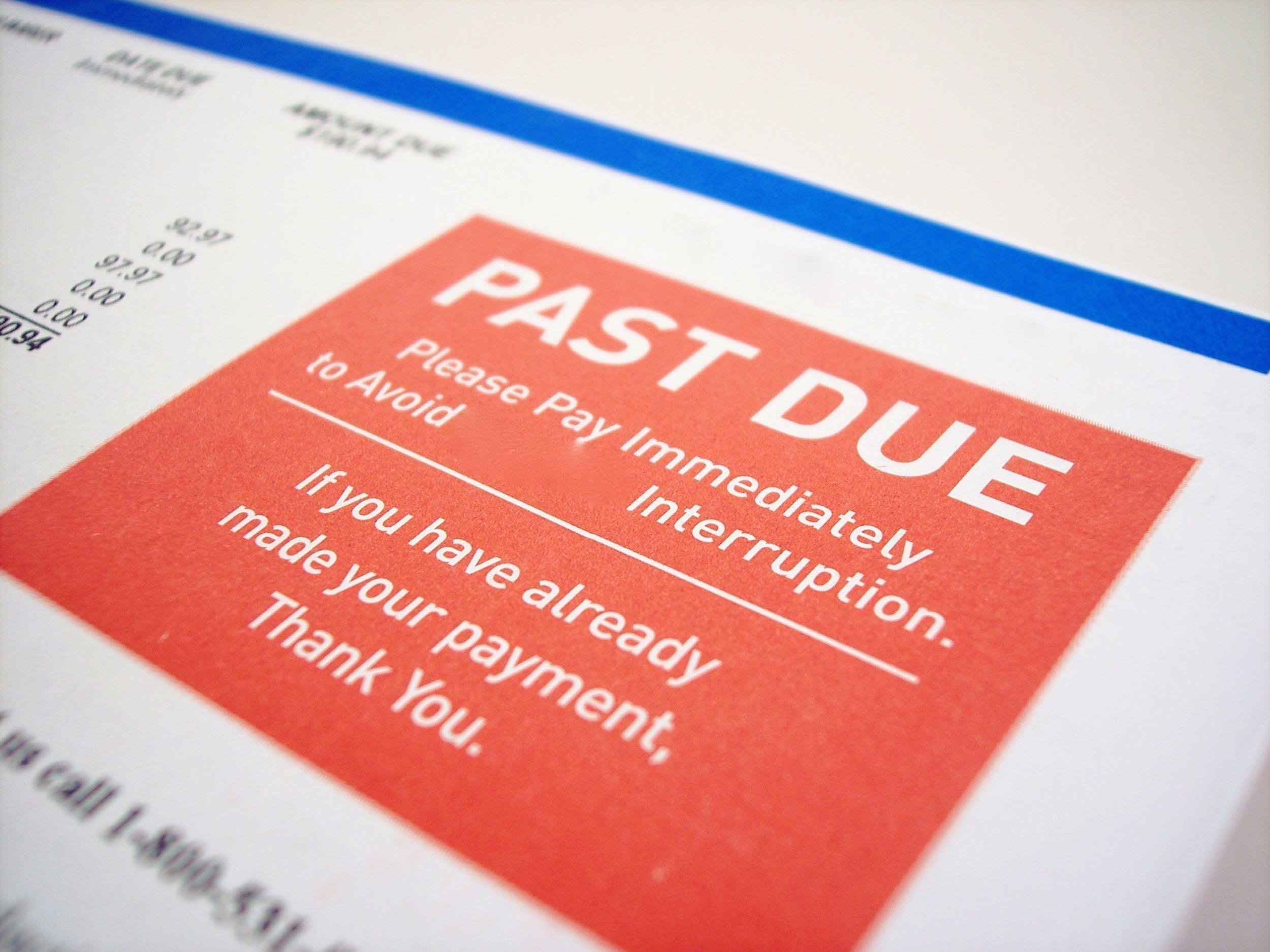 NEVER MAKE A LATE PAYMENT