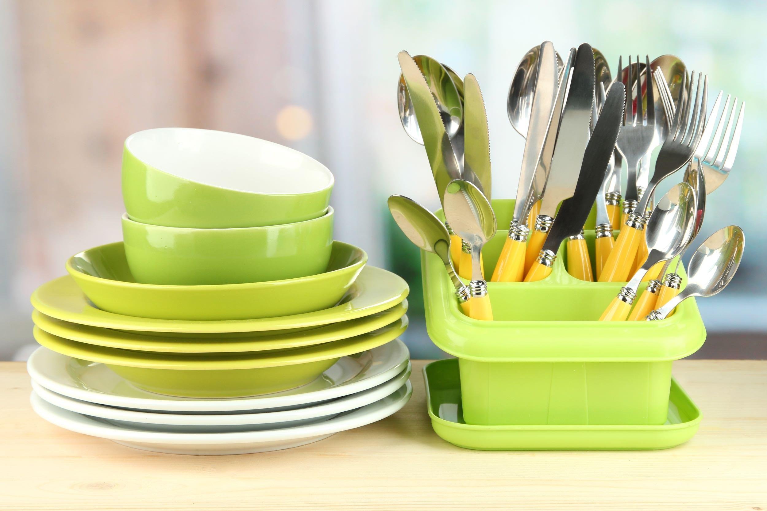 USE REAL PLATES AND UTENSILS