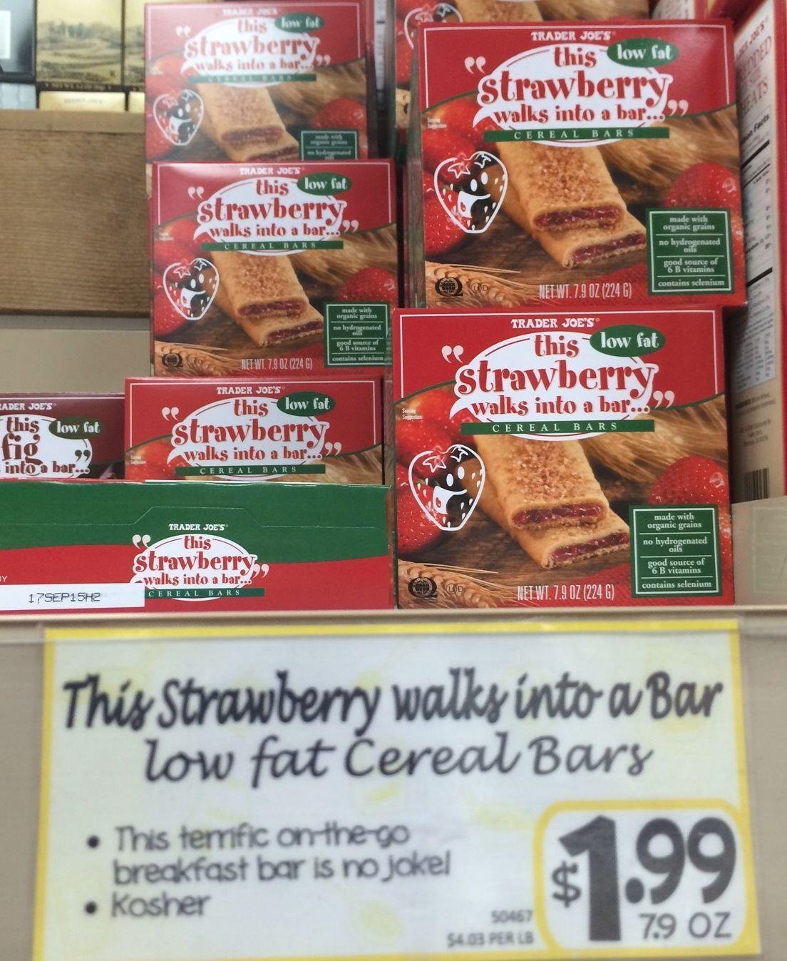 CHEAPER AT TRADER JOE'S: CEREAL BARS