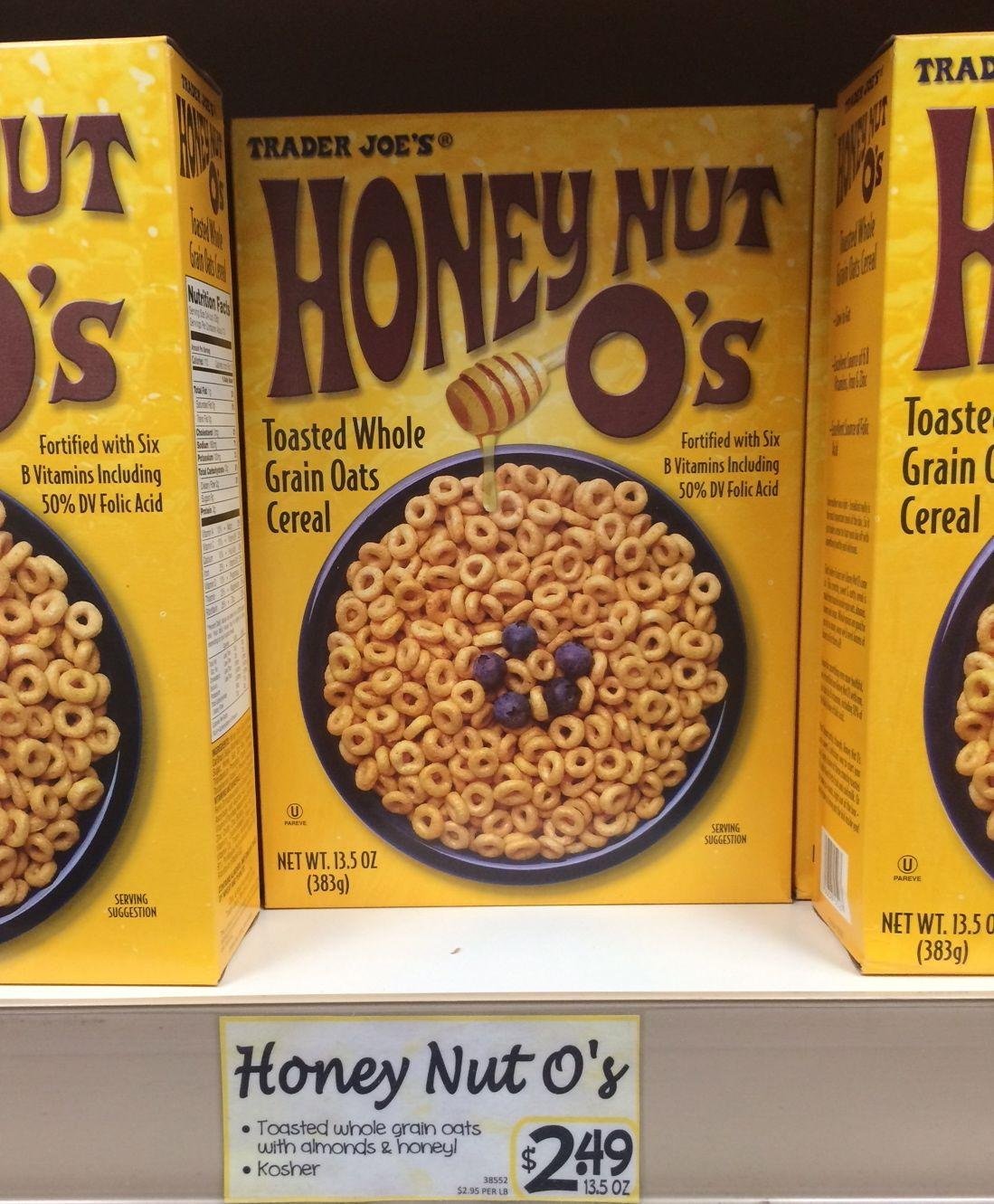 CHEAPER AT TRADER JOE'S: HONEY NUT O'S