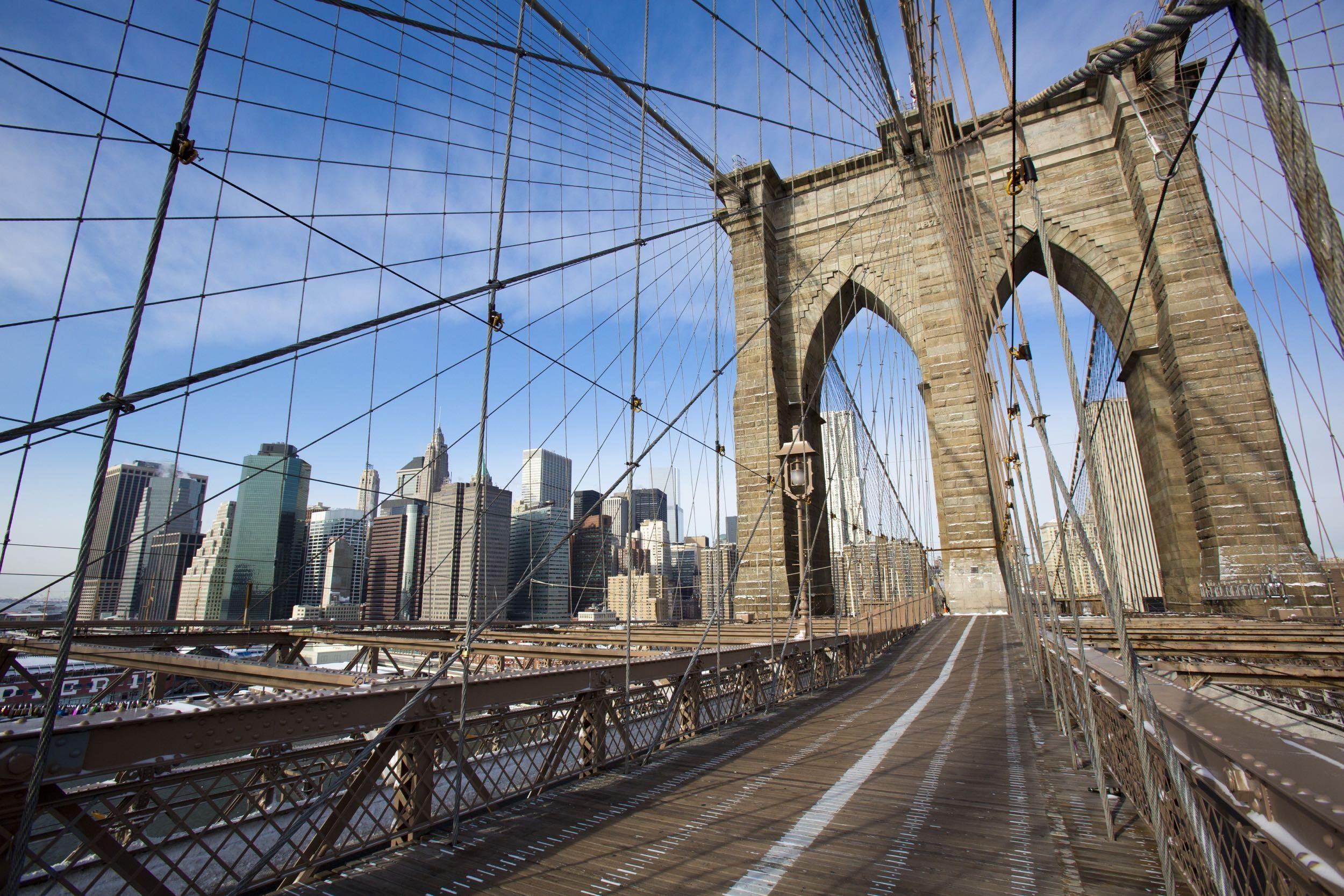 BROOKLYN BRIDGE, BROOKLYN-MANHATTAN, NEW YORK