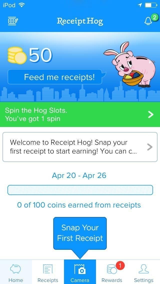 RECEIPT HOG (ANDROID, APPLE)