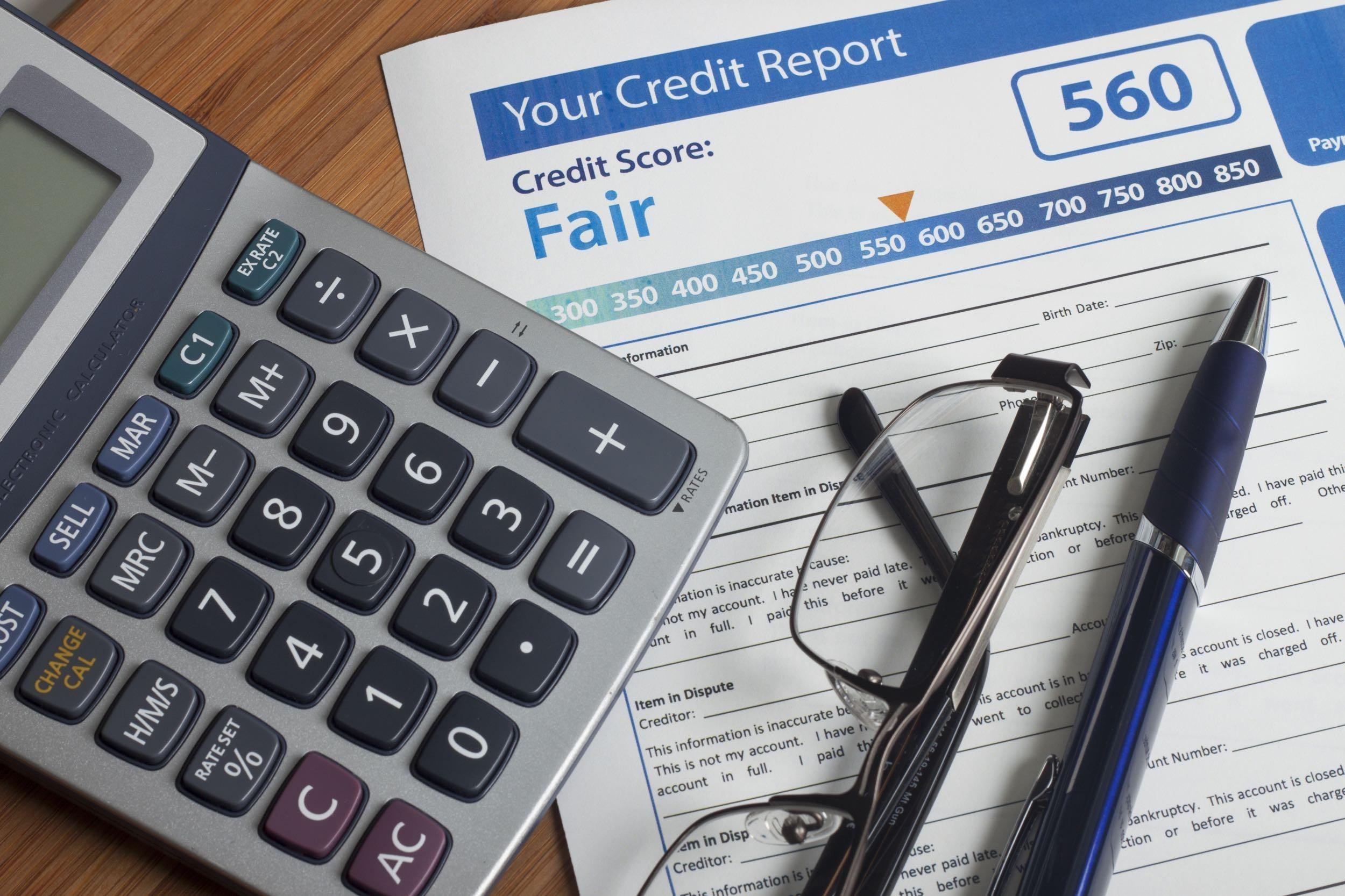 YOUR CREDIT SCORE