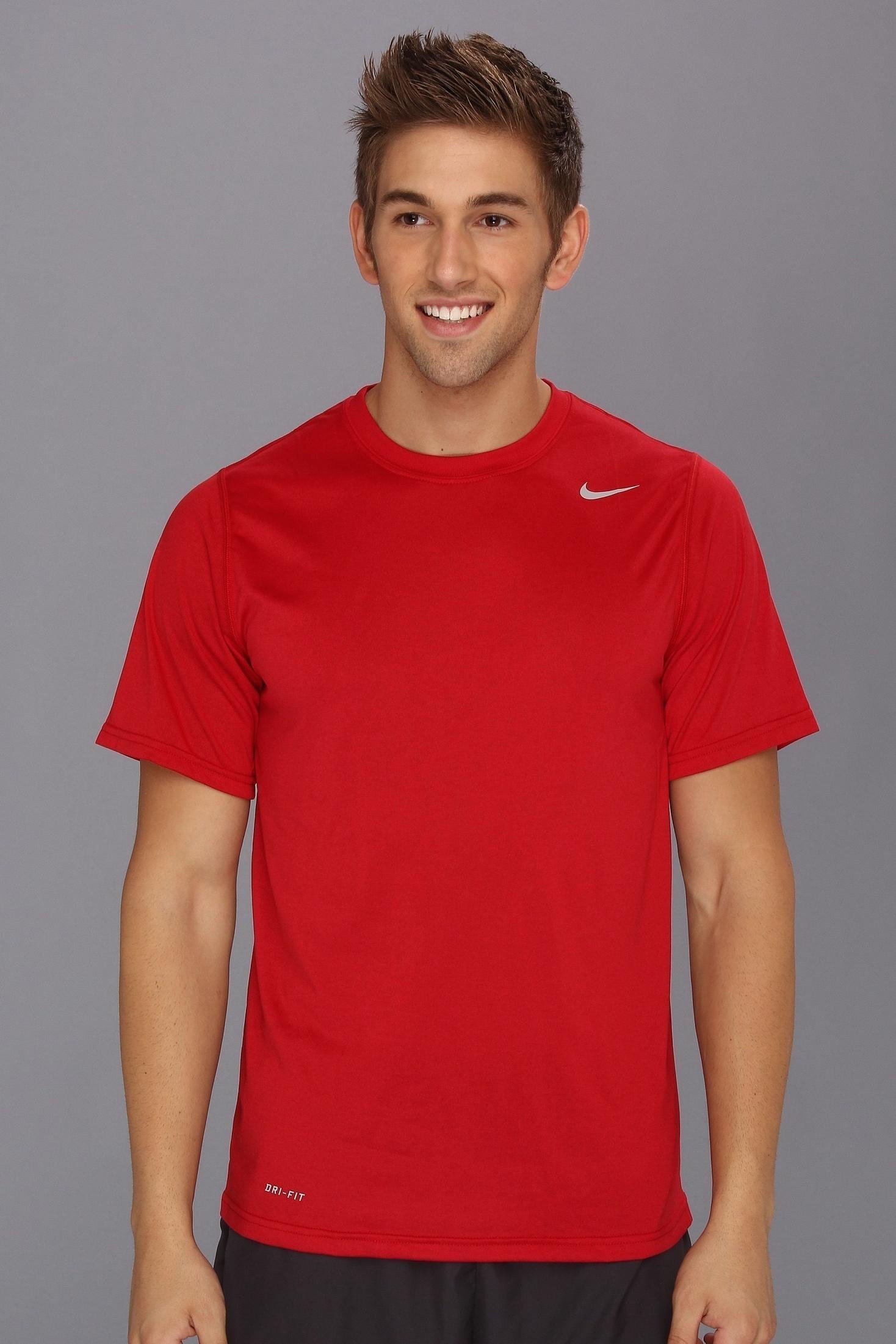 NIKE LEGEND DRI-FIT POLY S/S CREW TOP