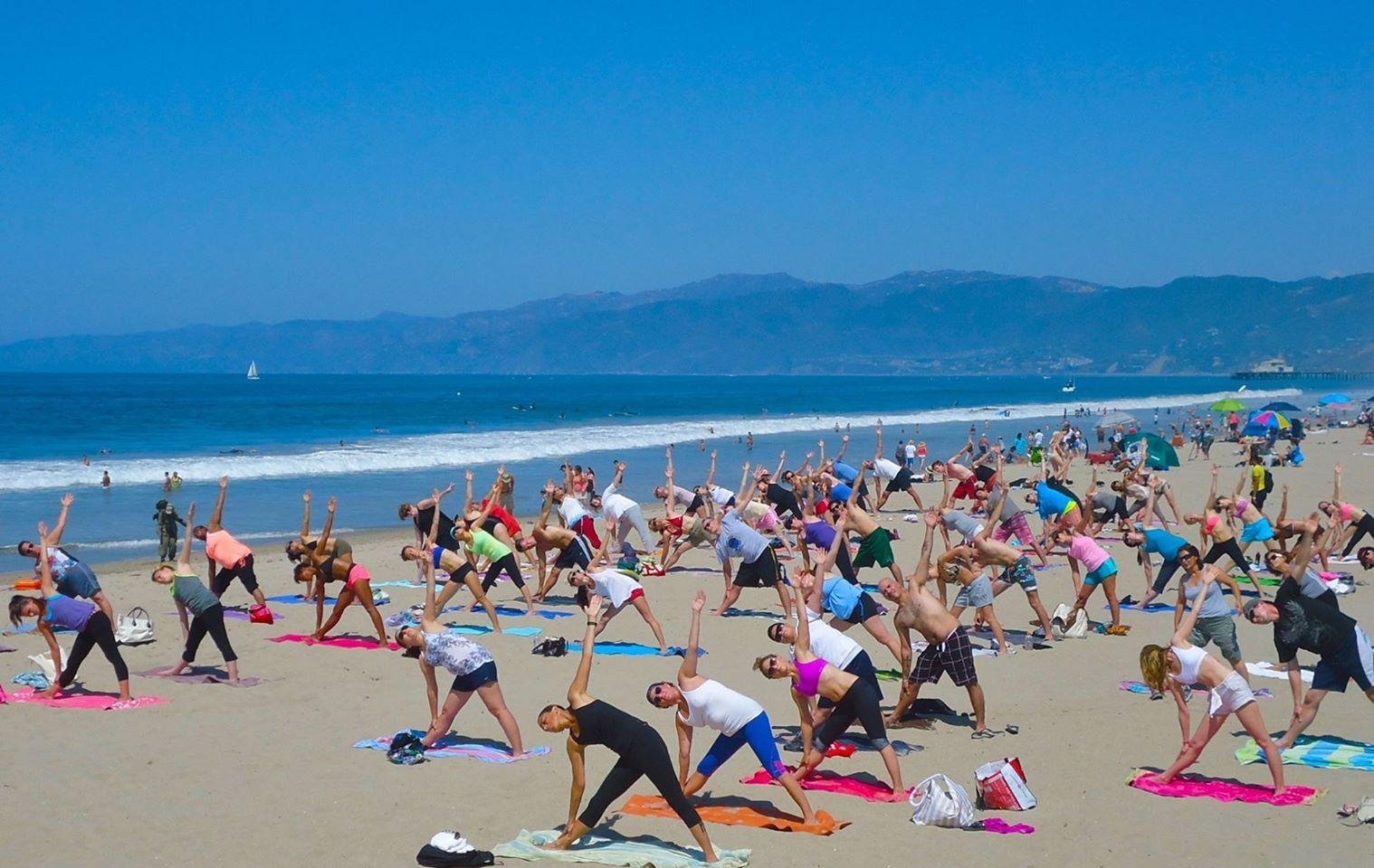YOGA ON THE BEACH