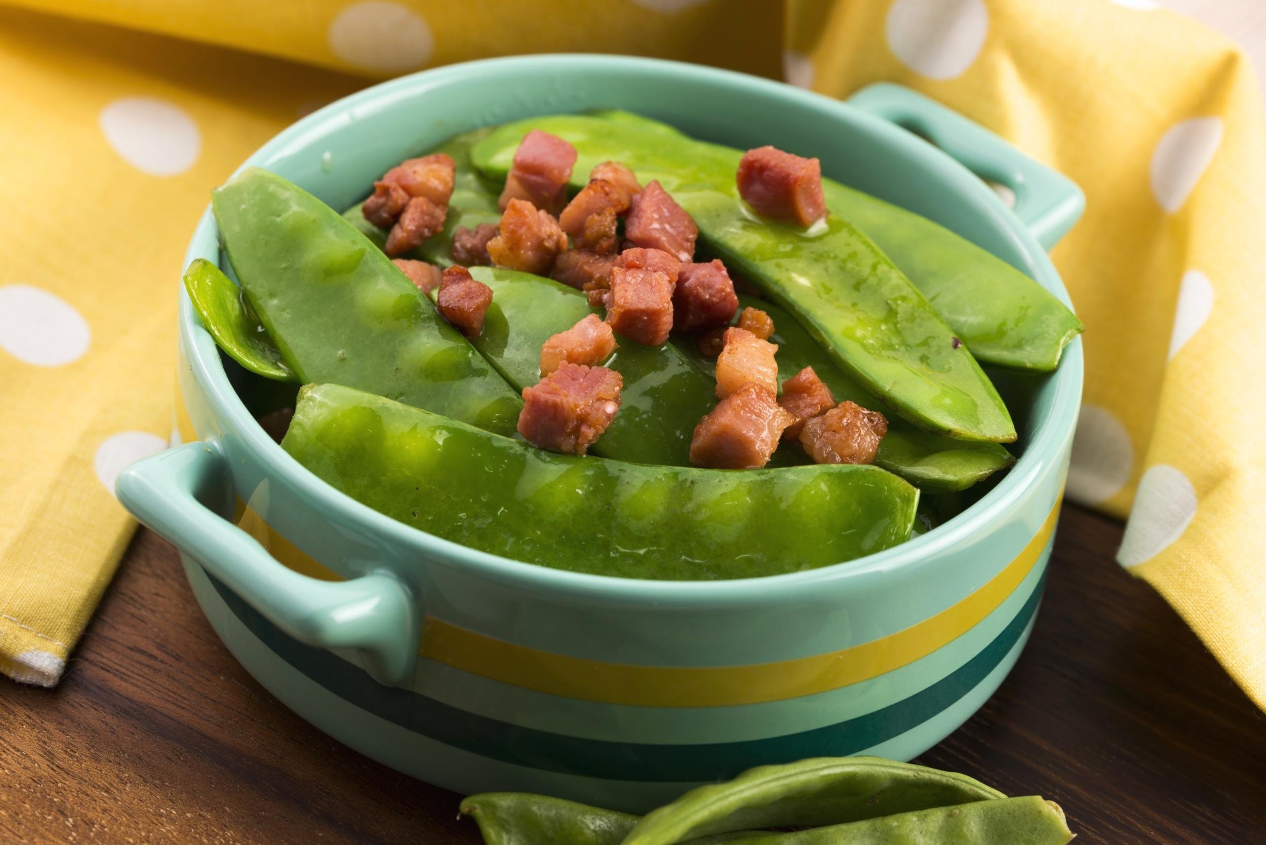 PEAS WITH BACON