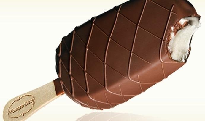 HAAGEN-DAZS VANILLA MILK CHOCOLATE ($1.60)