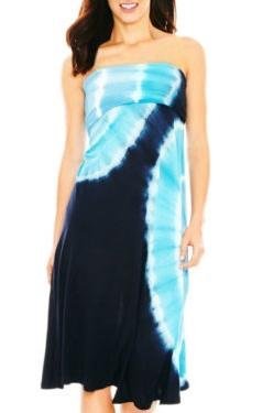 TIE-DYED CONVERTIBLE DRESS