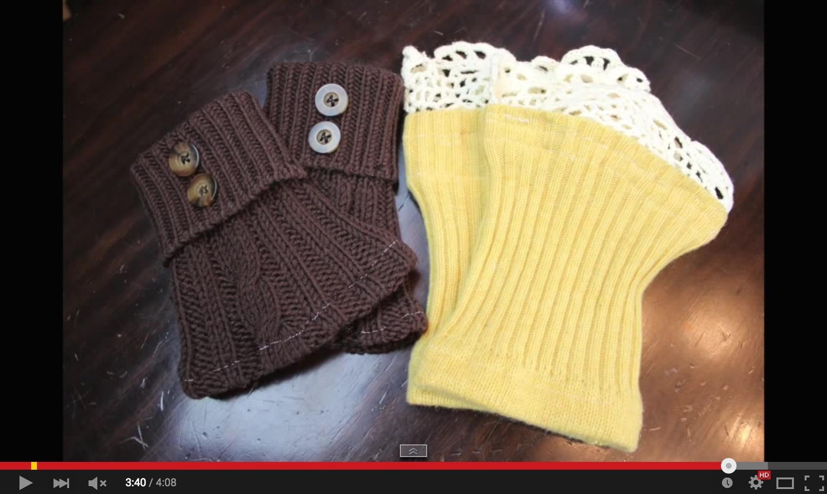 SWEATER BOOT CUFFS