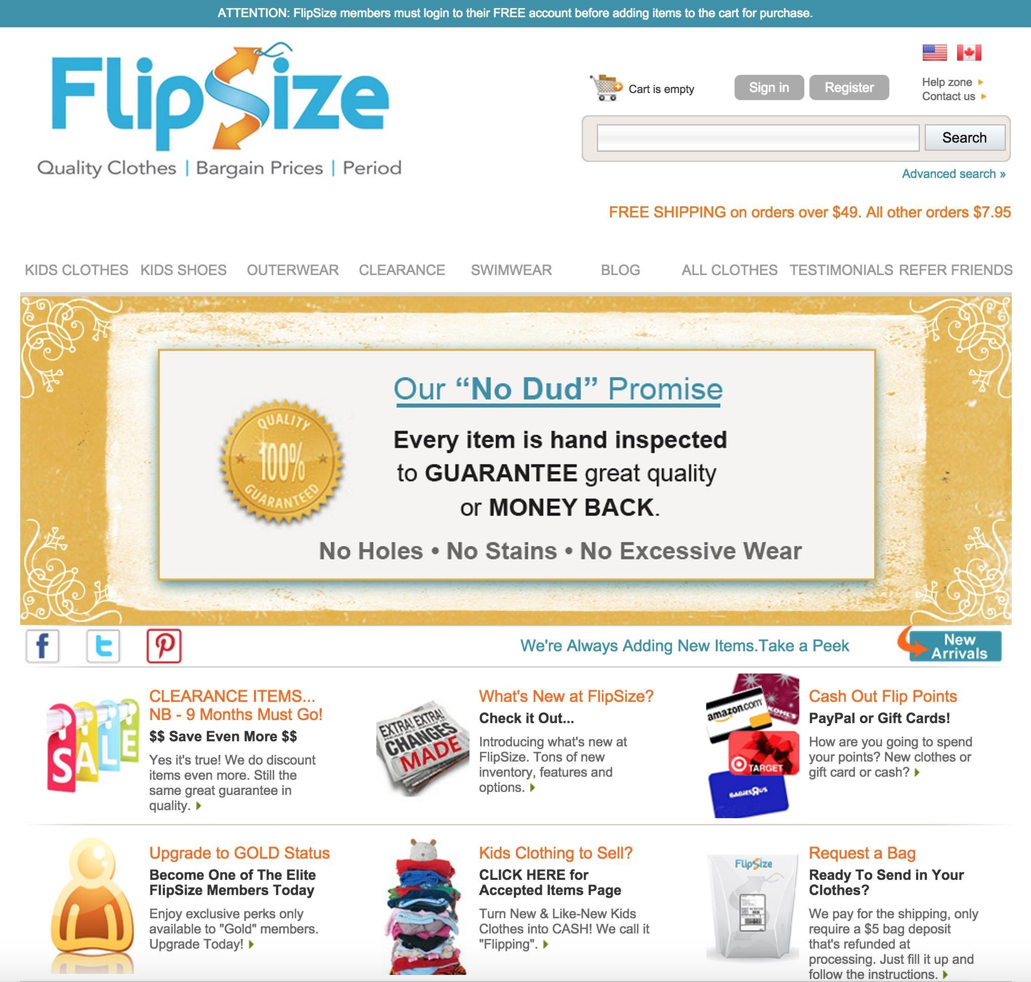 FLIPSIZE