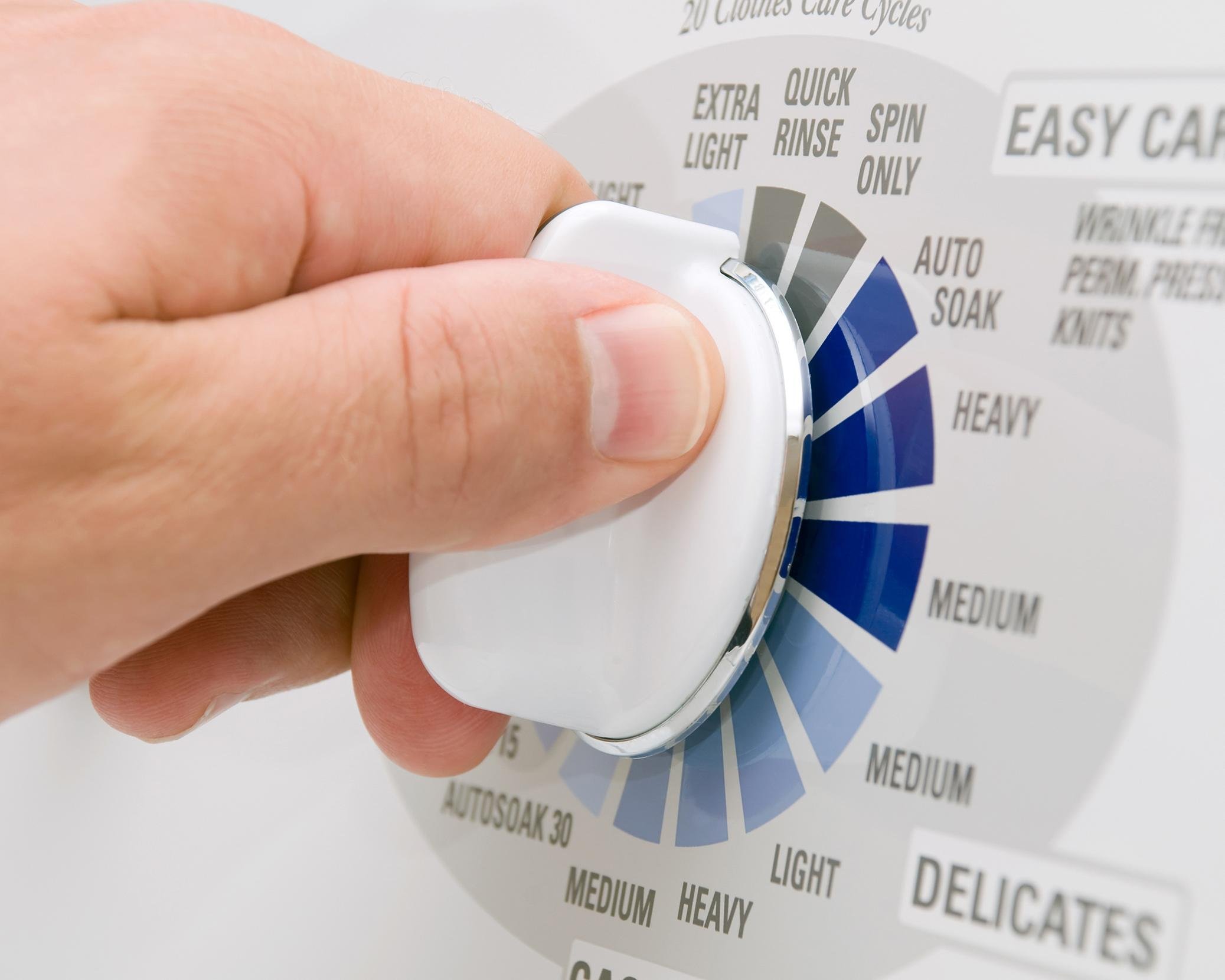 CHOOSE THE RIGHT WASH CYCLE