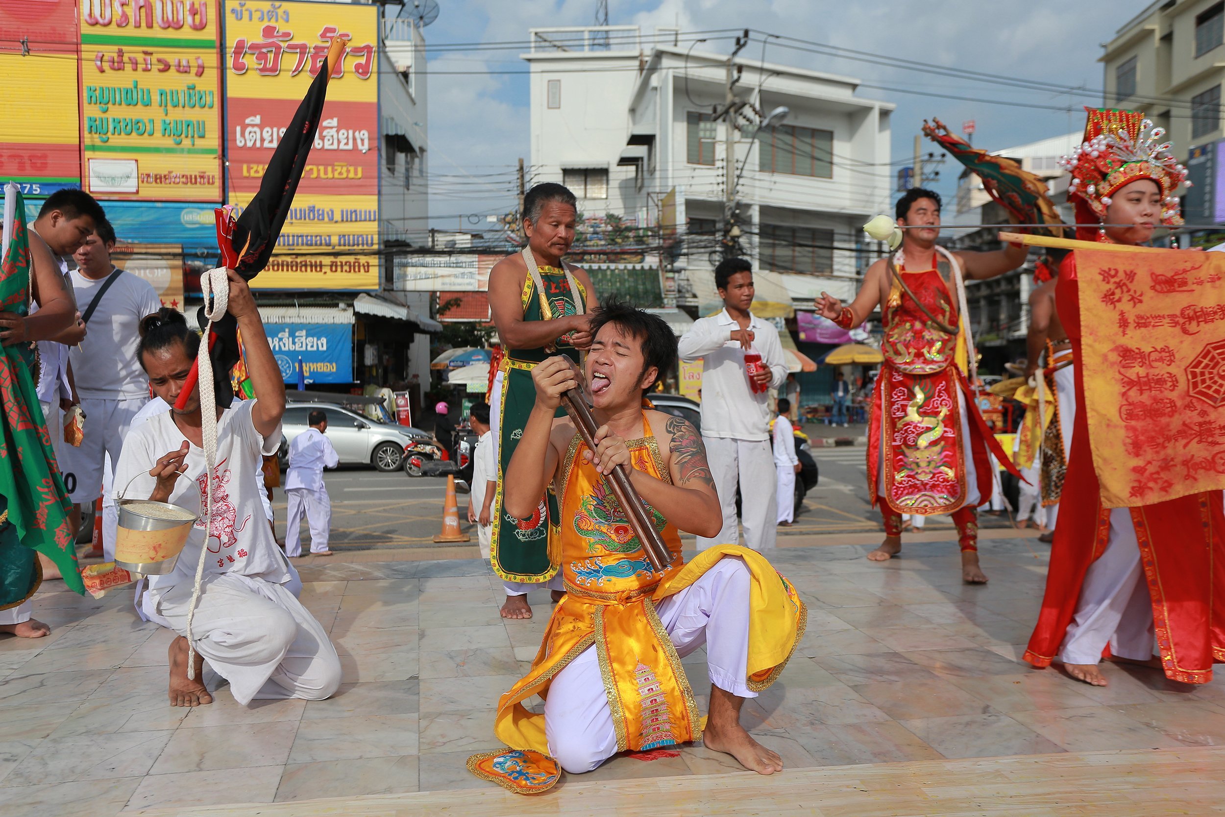 PHUKET, THAILAND: VEGETARIAN FESTIVAL