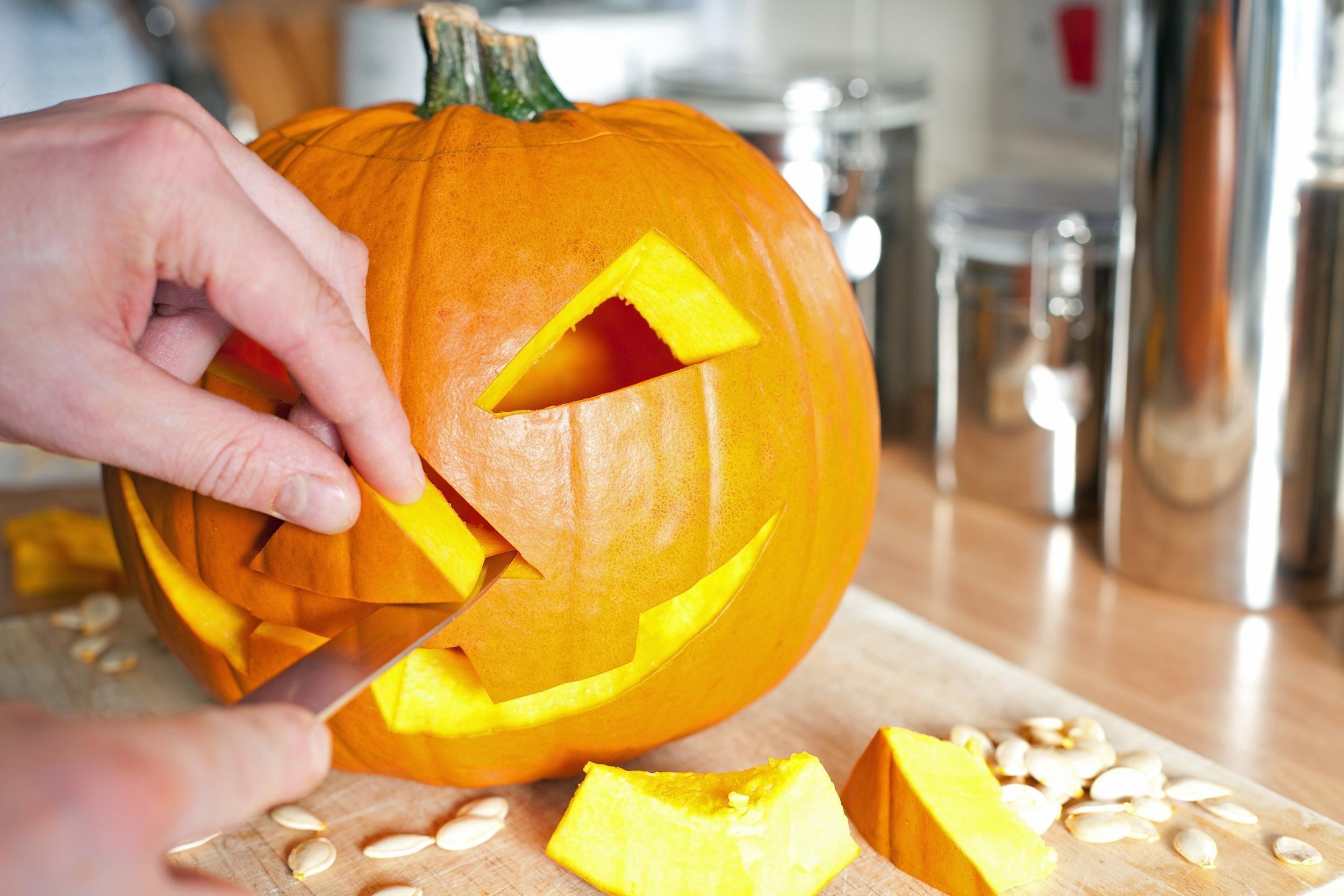 PICK AND CARVE PUMPKINS