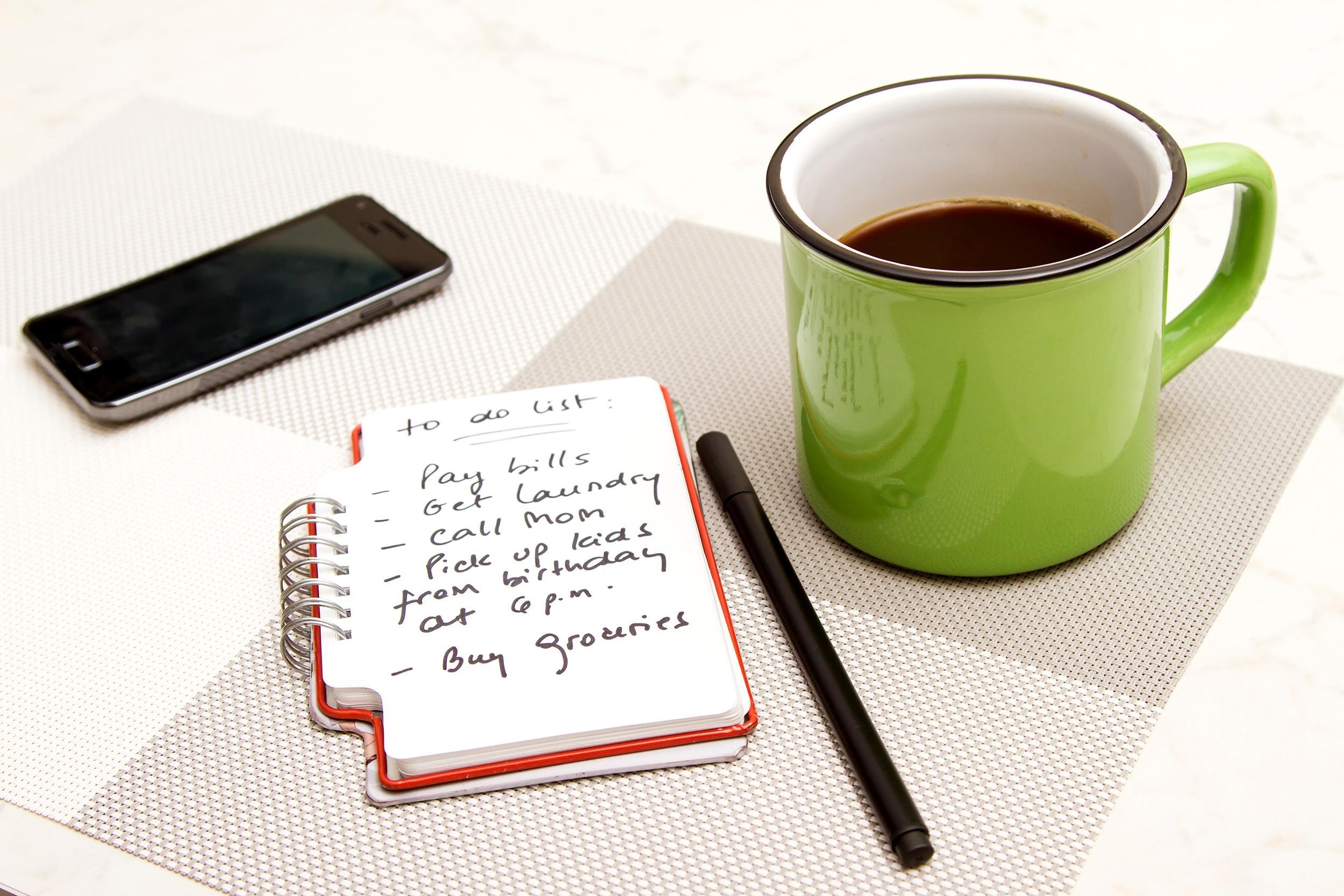 MAKE TO-DO LISTS