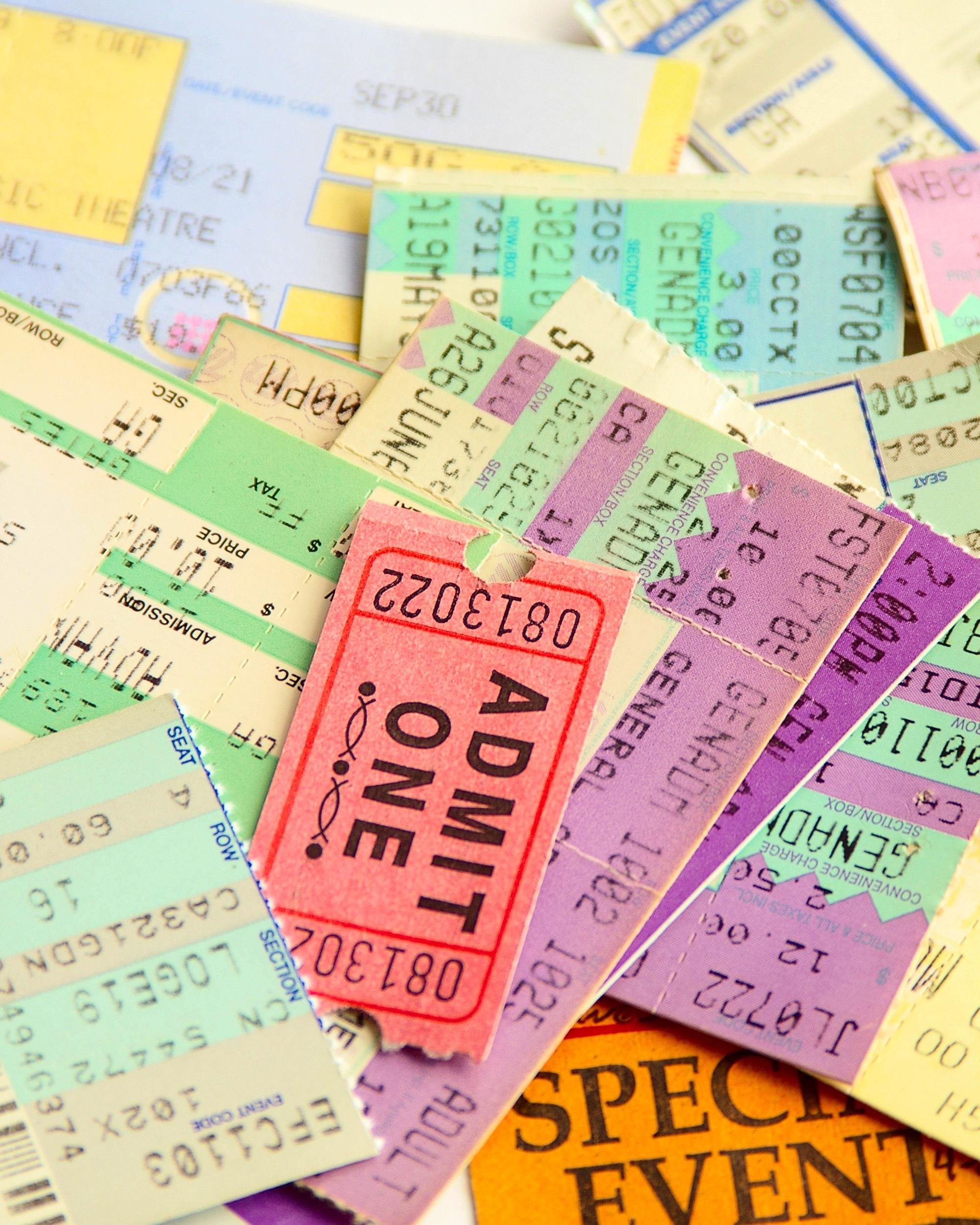 TICKET STUBS