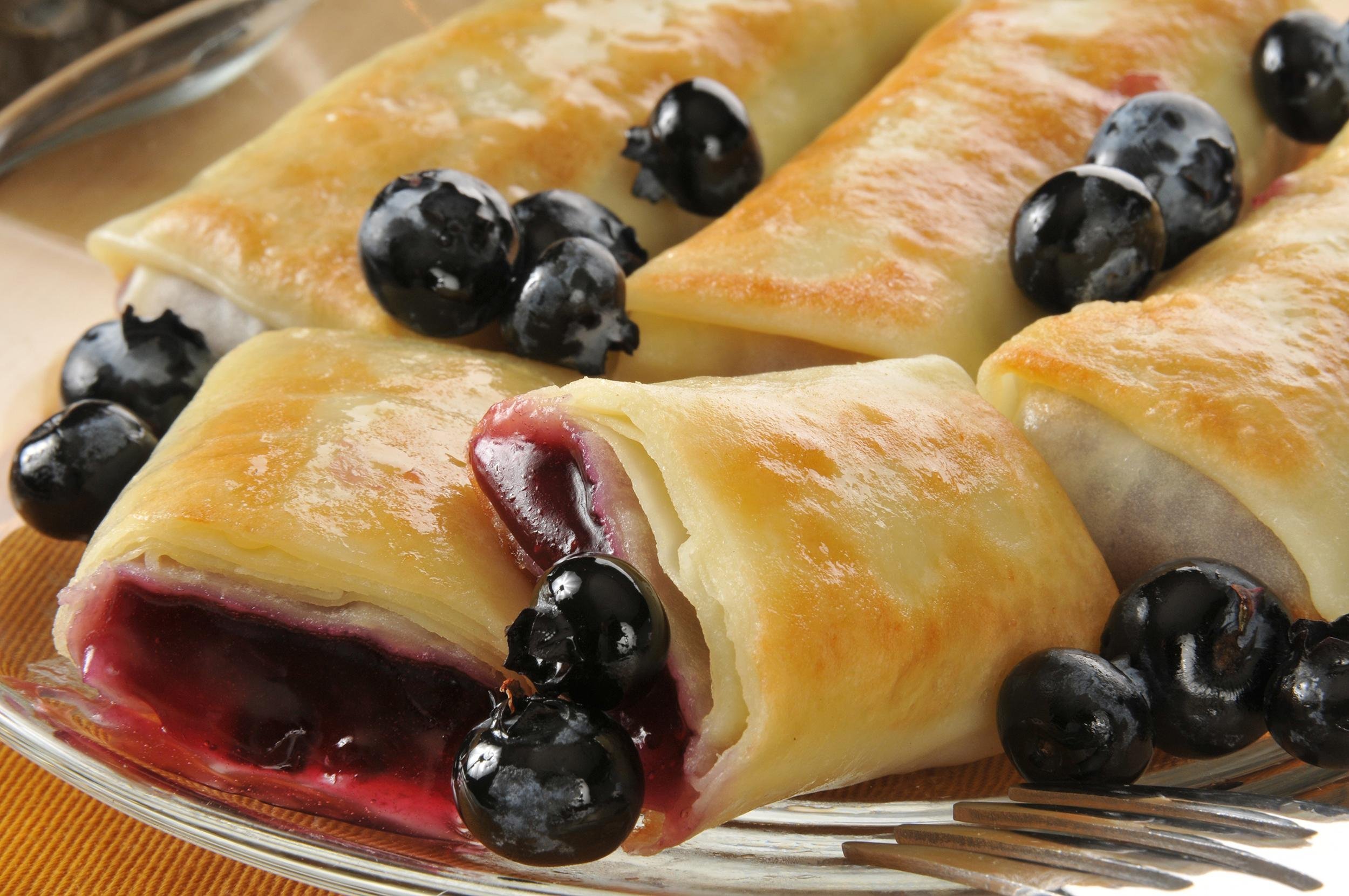 BLUEBERRY BLINTZES