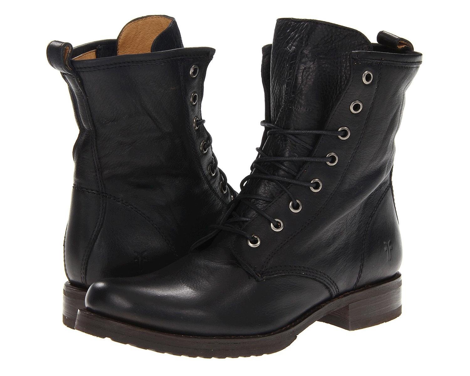 THE LOOK: LACE-UP COMBAT BOOTS