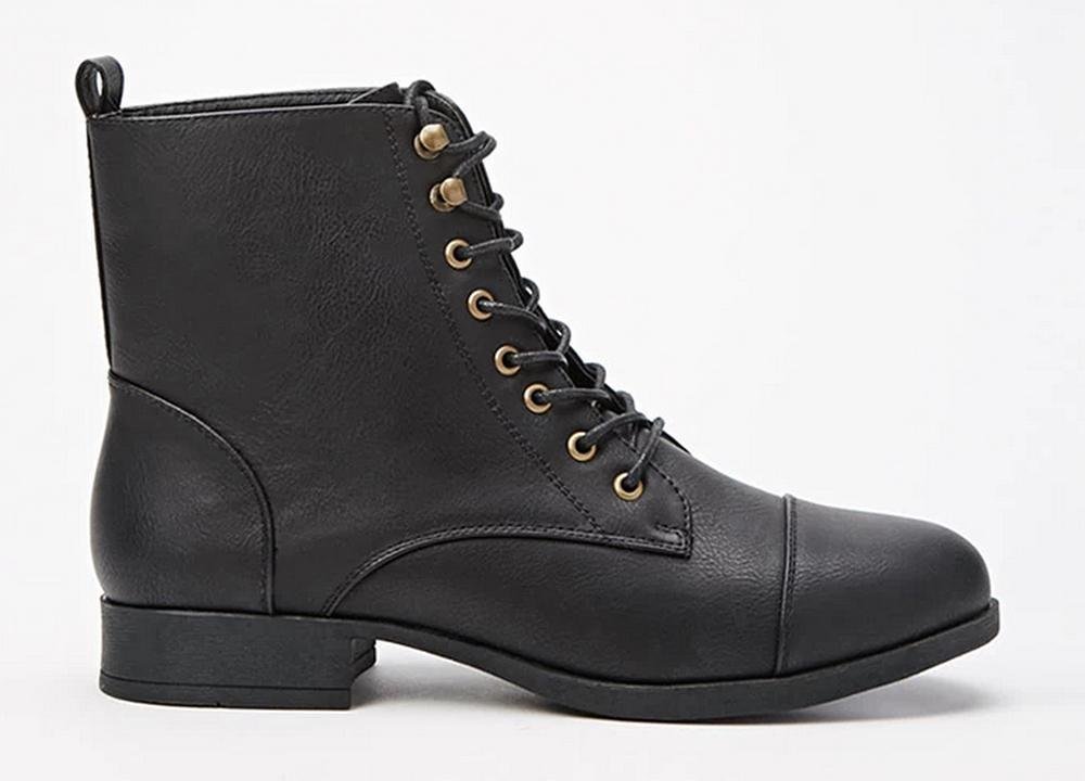 LACE-UP COMBAT BOOTS FOR LESS