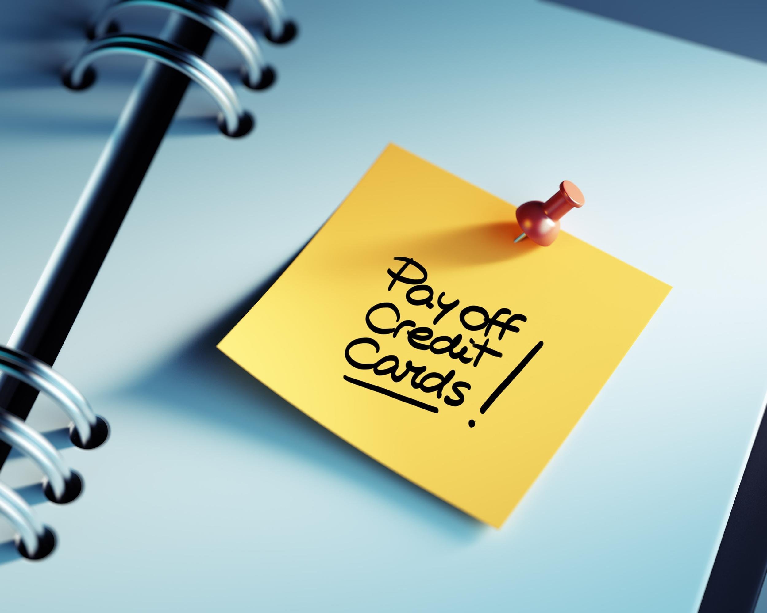 PAY OFF YOUR CREDIT CARD RIGHT AWAY
