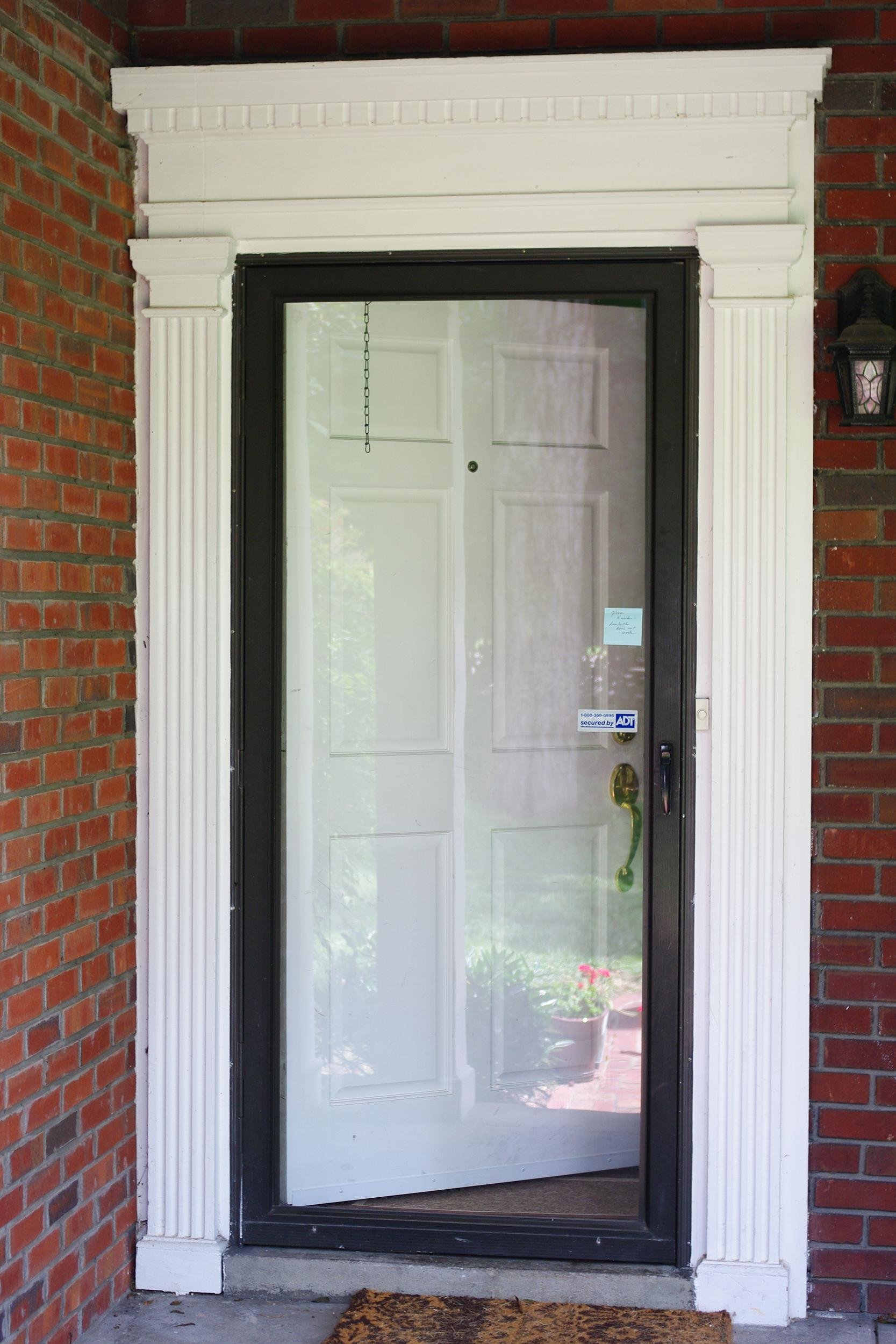 INSTALL STORM DOORS AND WINDOWS