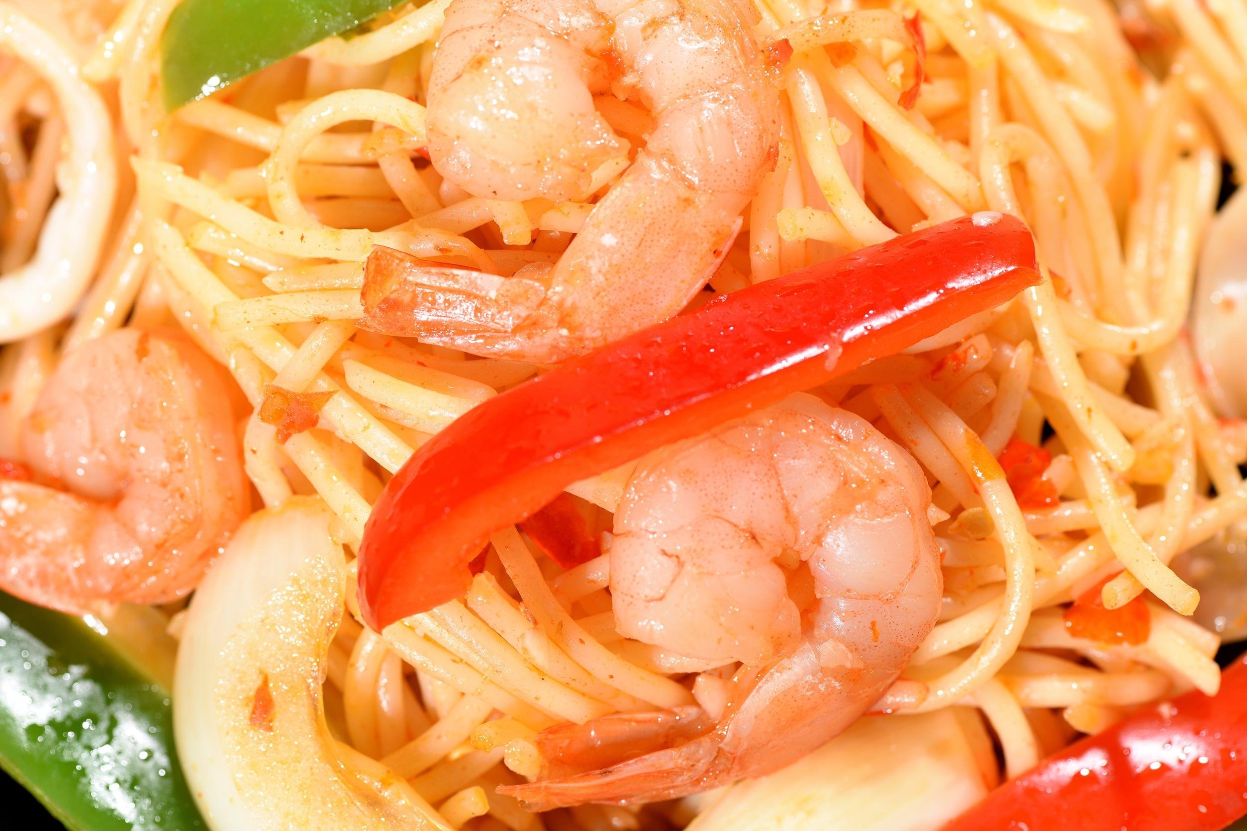 SPAGHETTI WITH SHRIMP