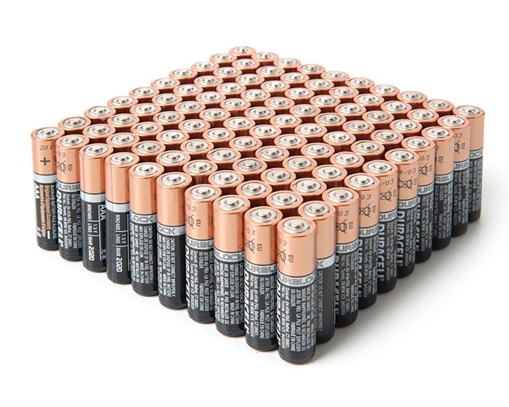 $15 FOR 40 AAA OR 40 AA DURACELL BATTERIES