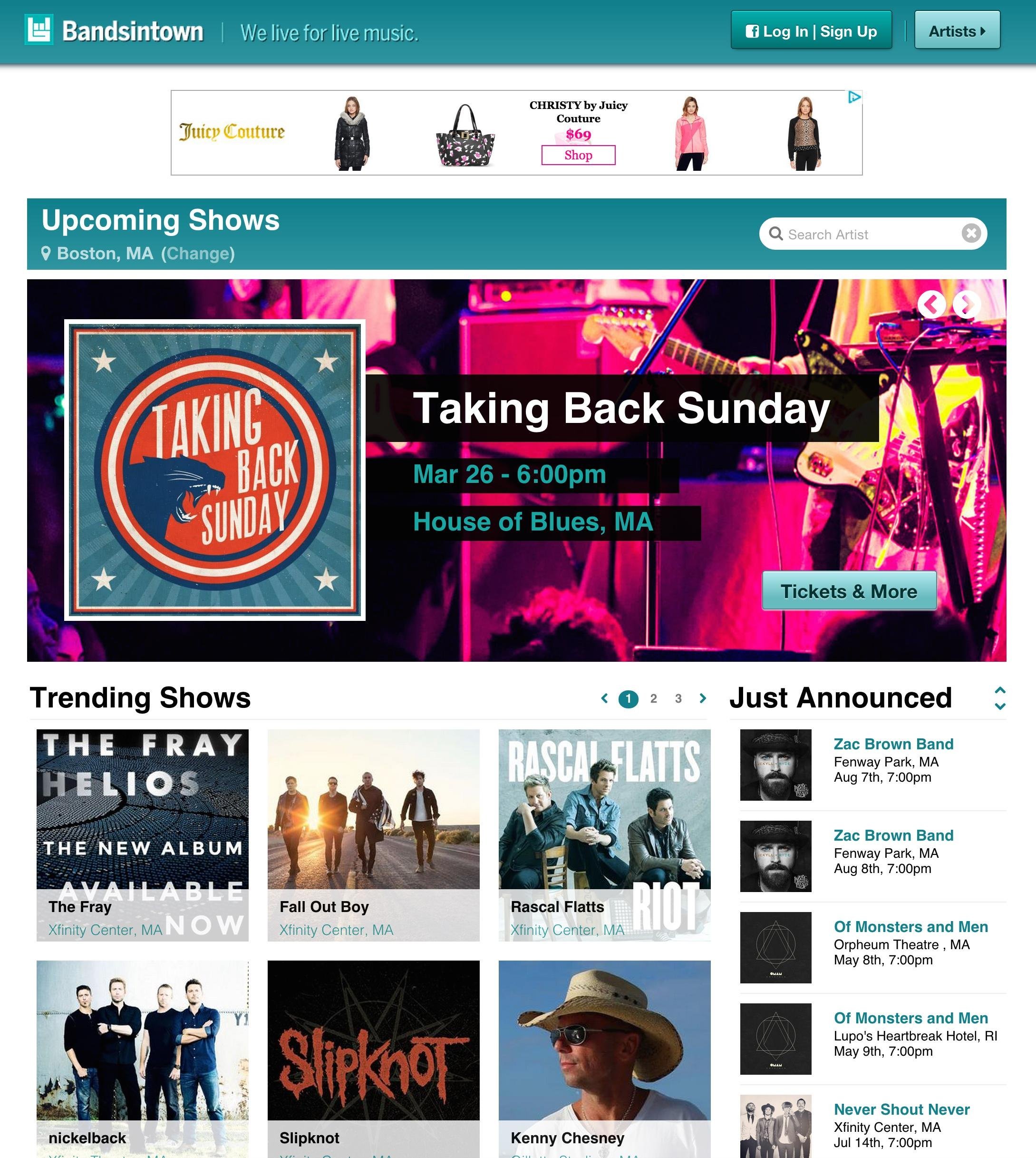 BANDSINTOWN