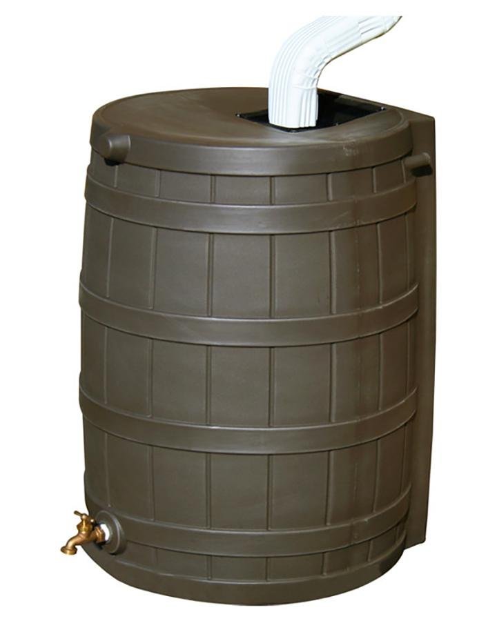 43% OFF 50-GALLON FLAT BACK RAIN BARREL