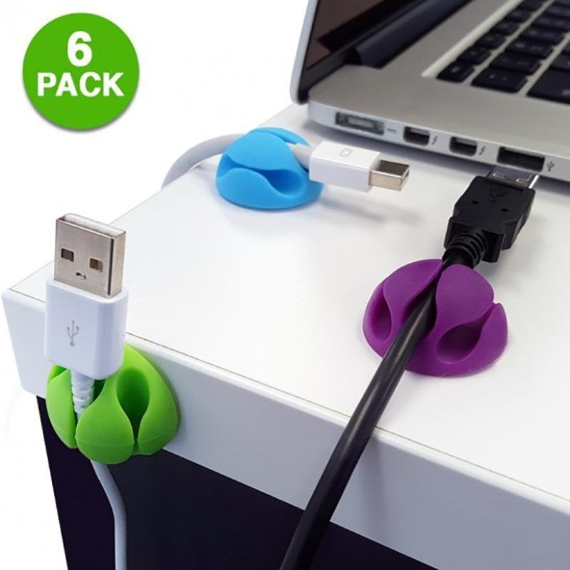 $10 FOR A SIX-PACK CORD CLIPS CABLE ORGANIZATION SOLUTION FROM GEARXS