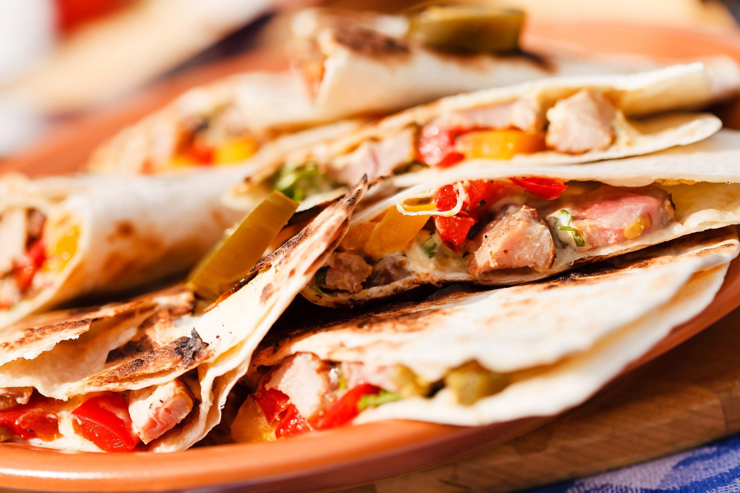 TUESDAY: FAJITA QUESADILLAS