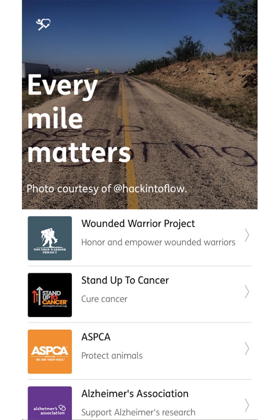 Charity Miles