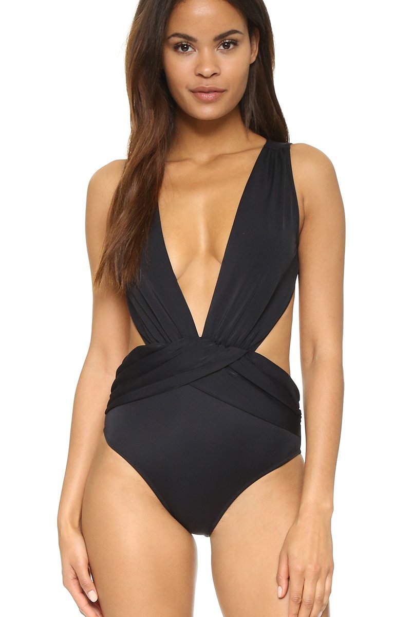 THE LOOK: PLUNGING V-NECK