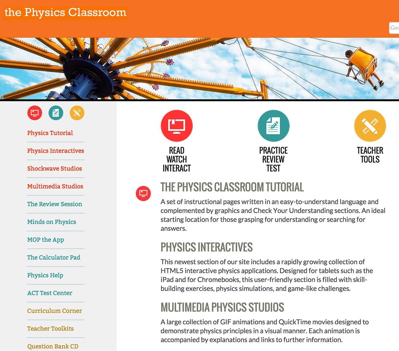 THE PHYSICS CLASSROOM