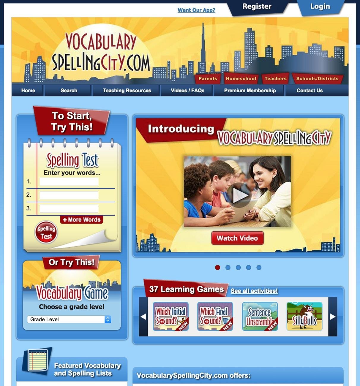 VOCABULARYSPELLINGCITY
