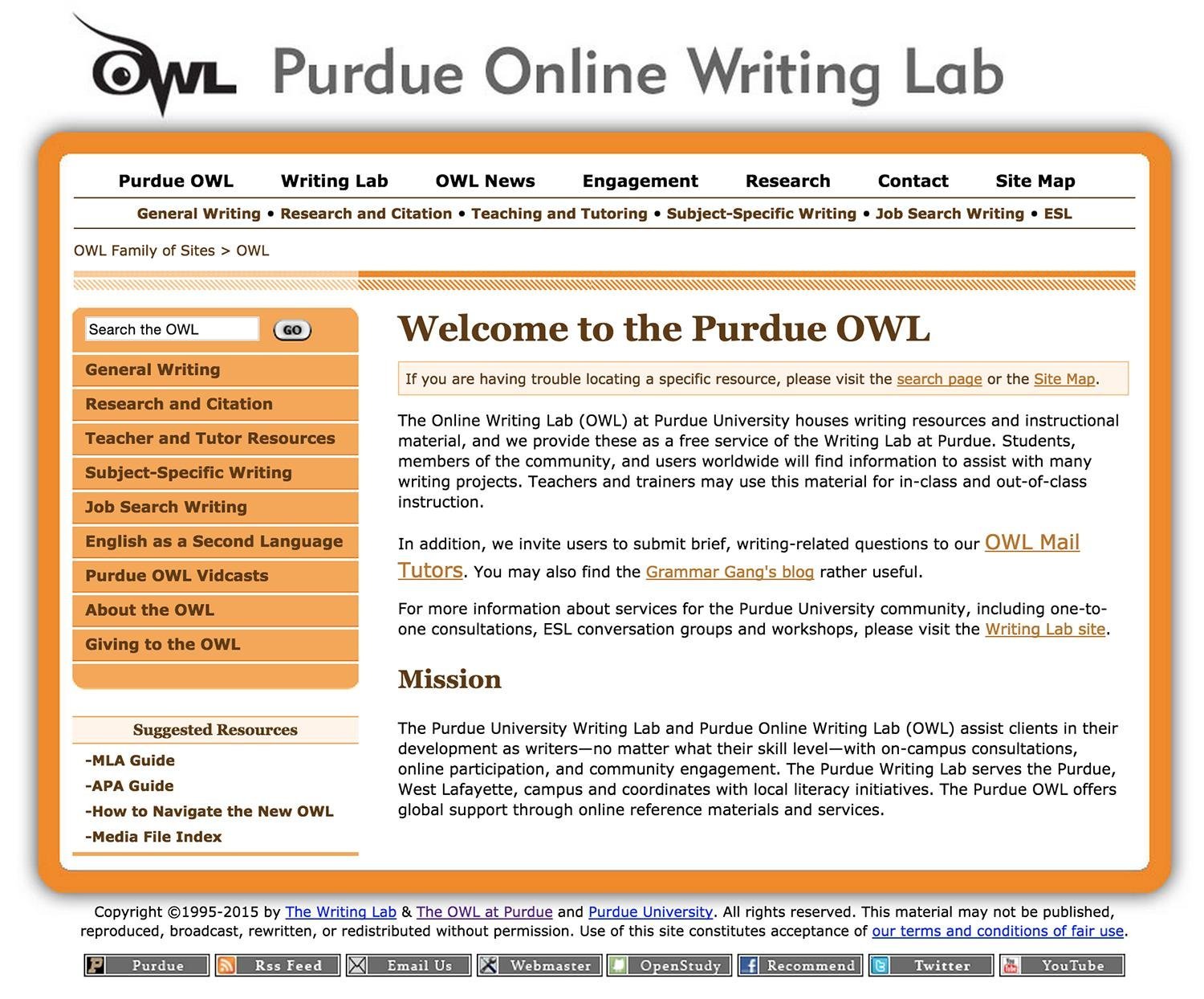 PURDUE OWL