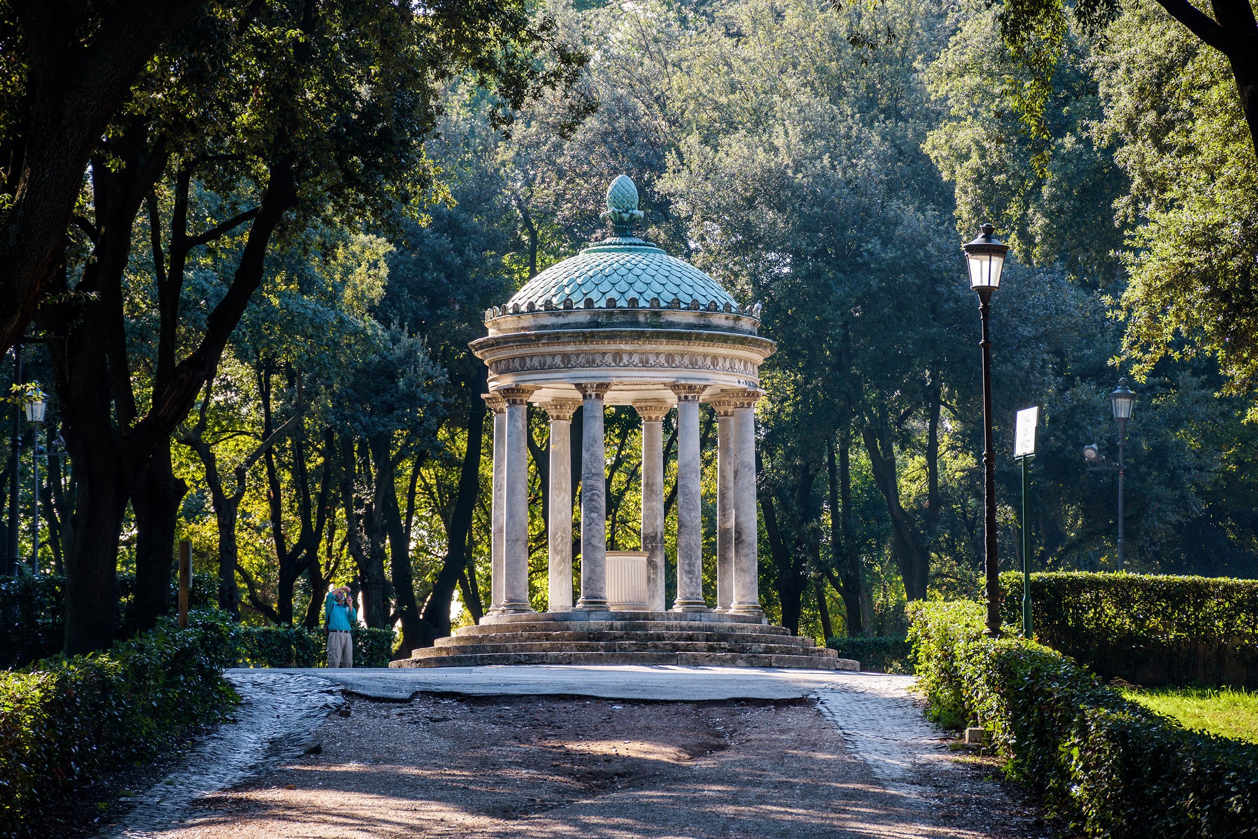 gardens at Villa Borghese in Rome, Italy