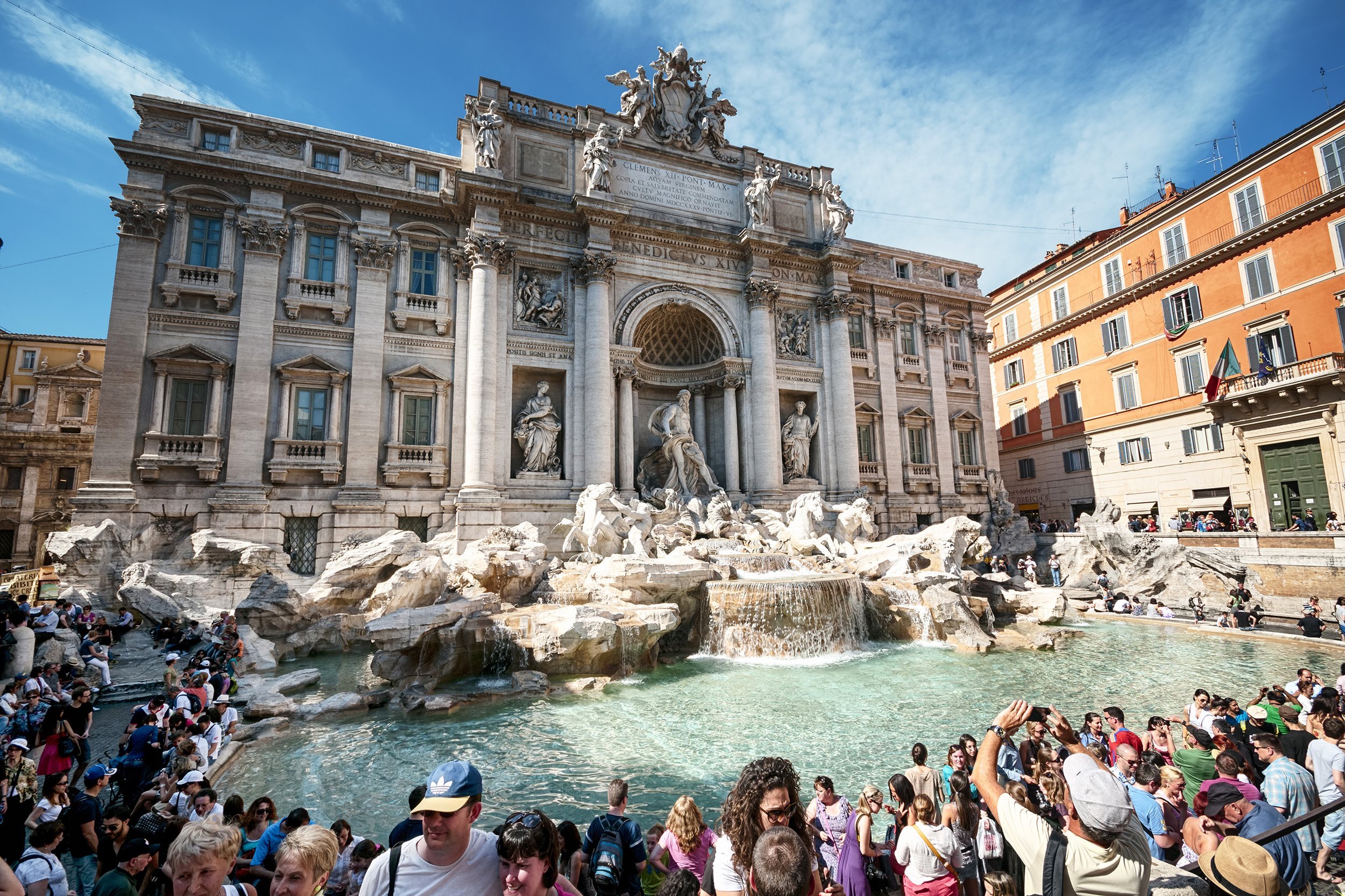 Fontana di Trevi in Rome, Italy