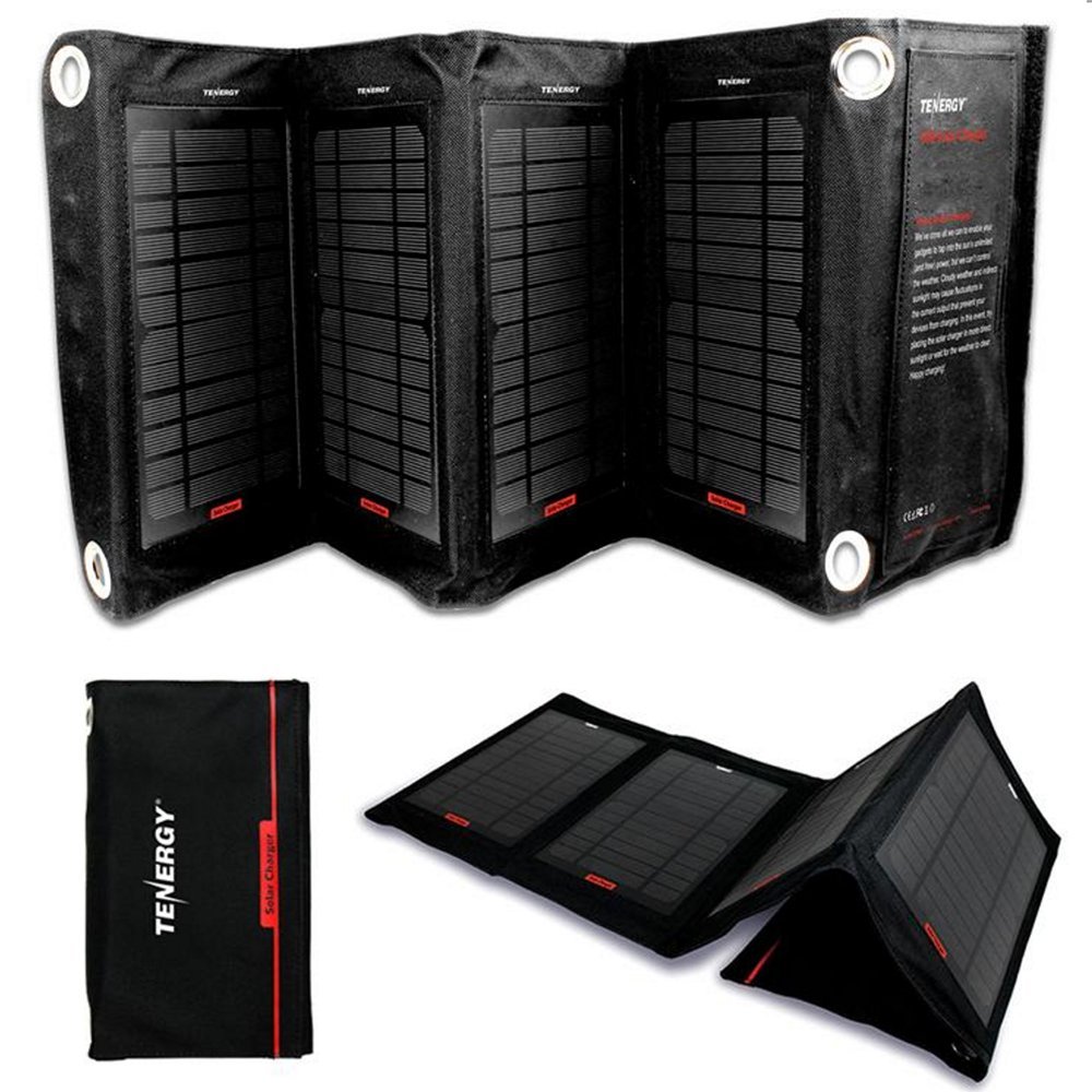 $20 OFF TENERGY PORTABLE, FOLDABLE SOLAR CHARGER