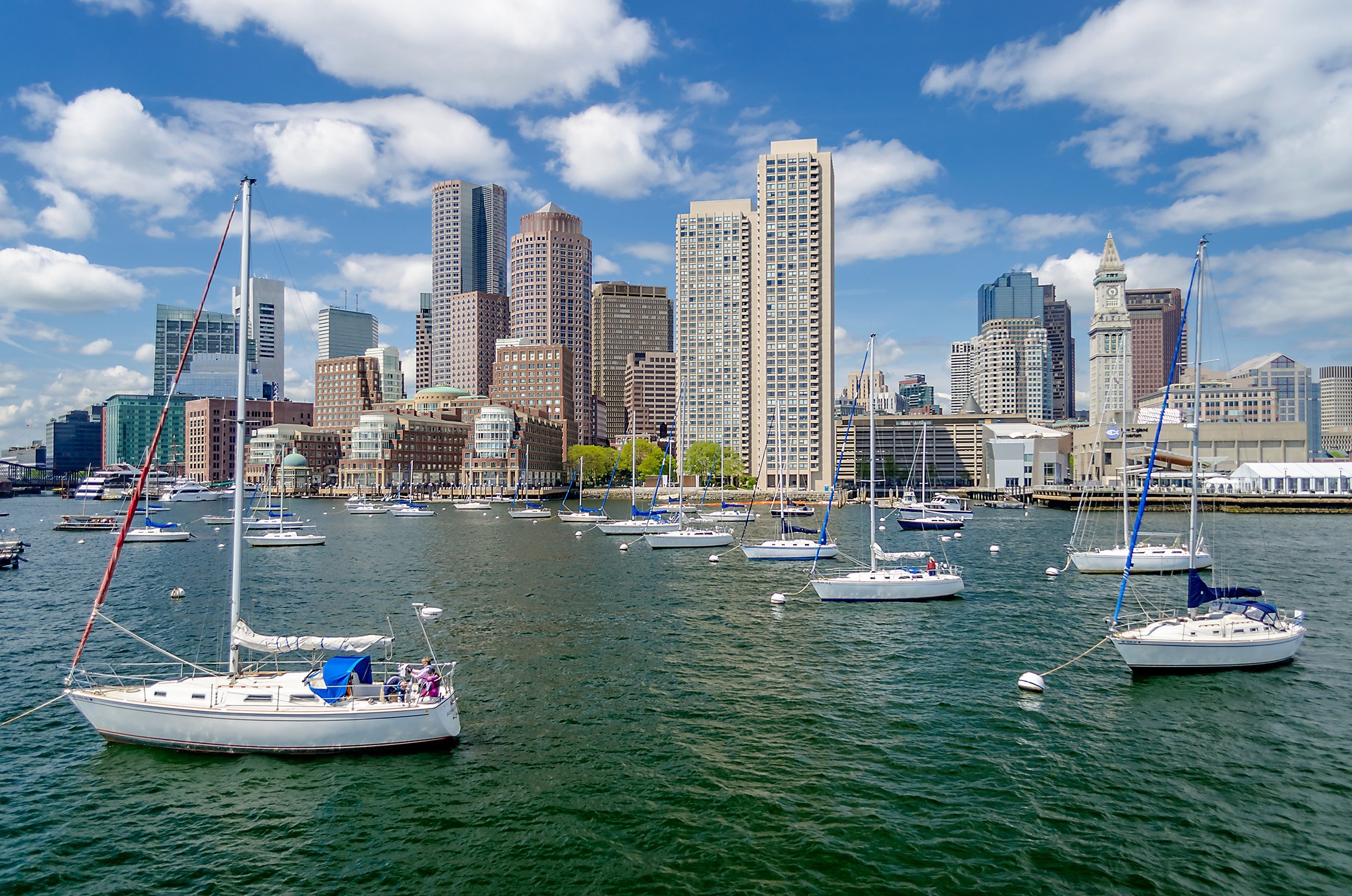 view of the Boston skyline