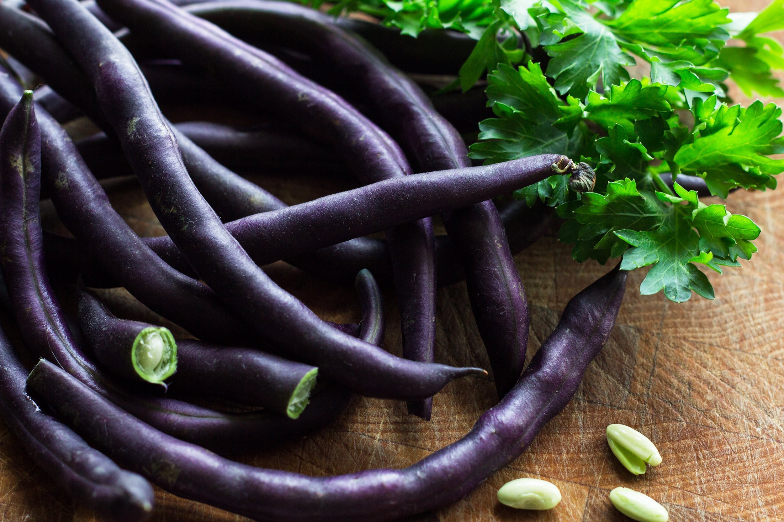 purple beans