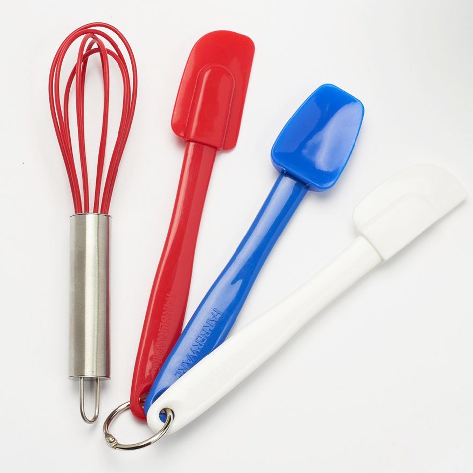 $4 FOR FARBERWARE FOUR-PIECE MINI SPATULA SET