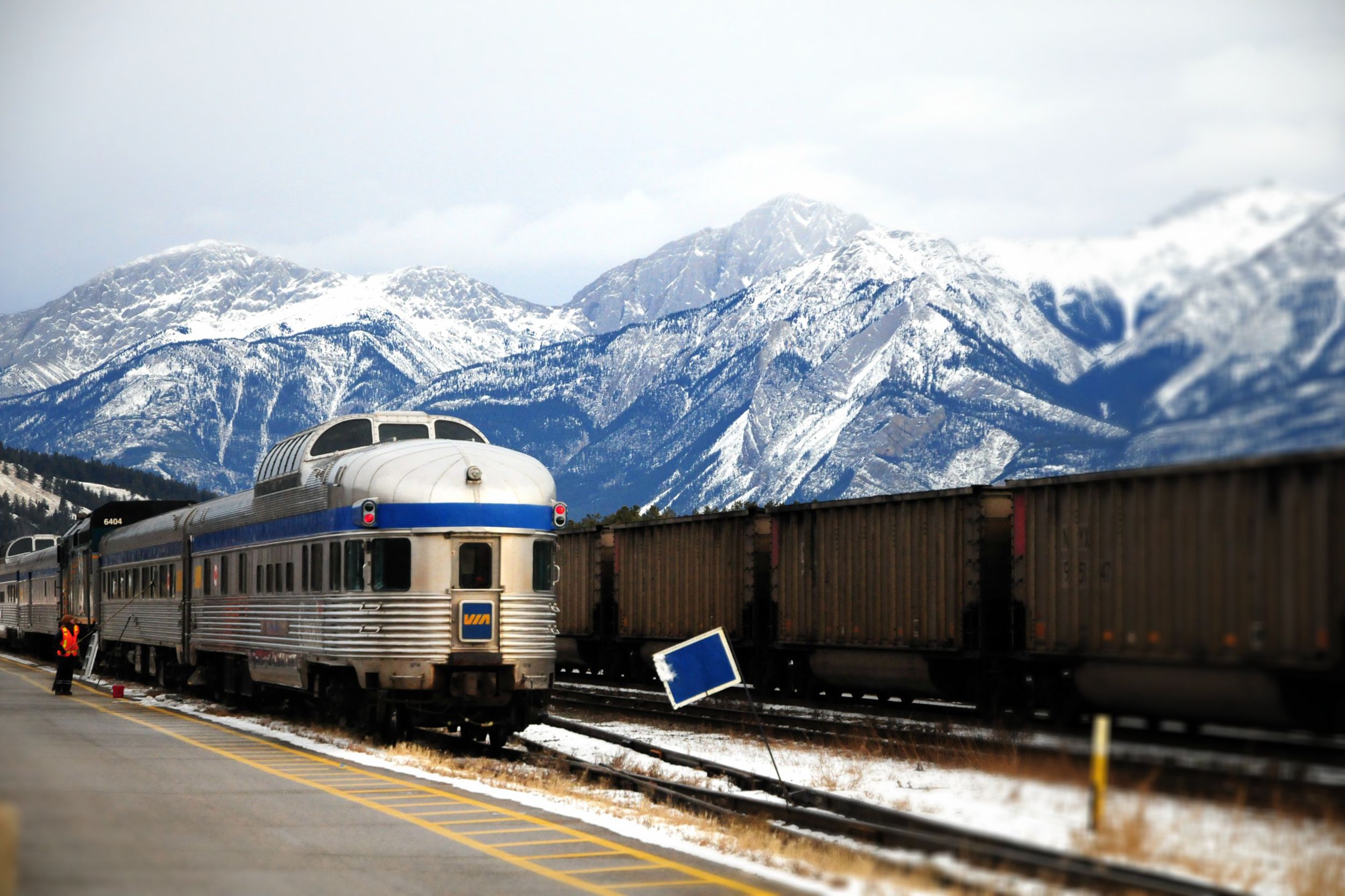 Via Rail Canada Jasper Prince Rupert Train