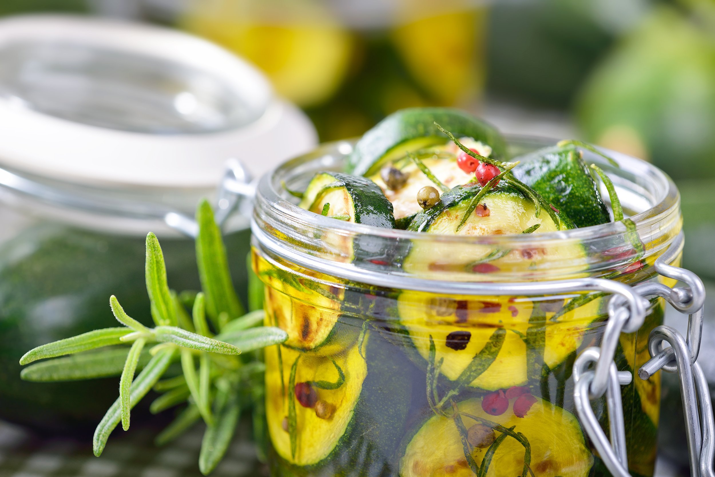 pickled zucchini