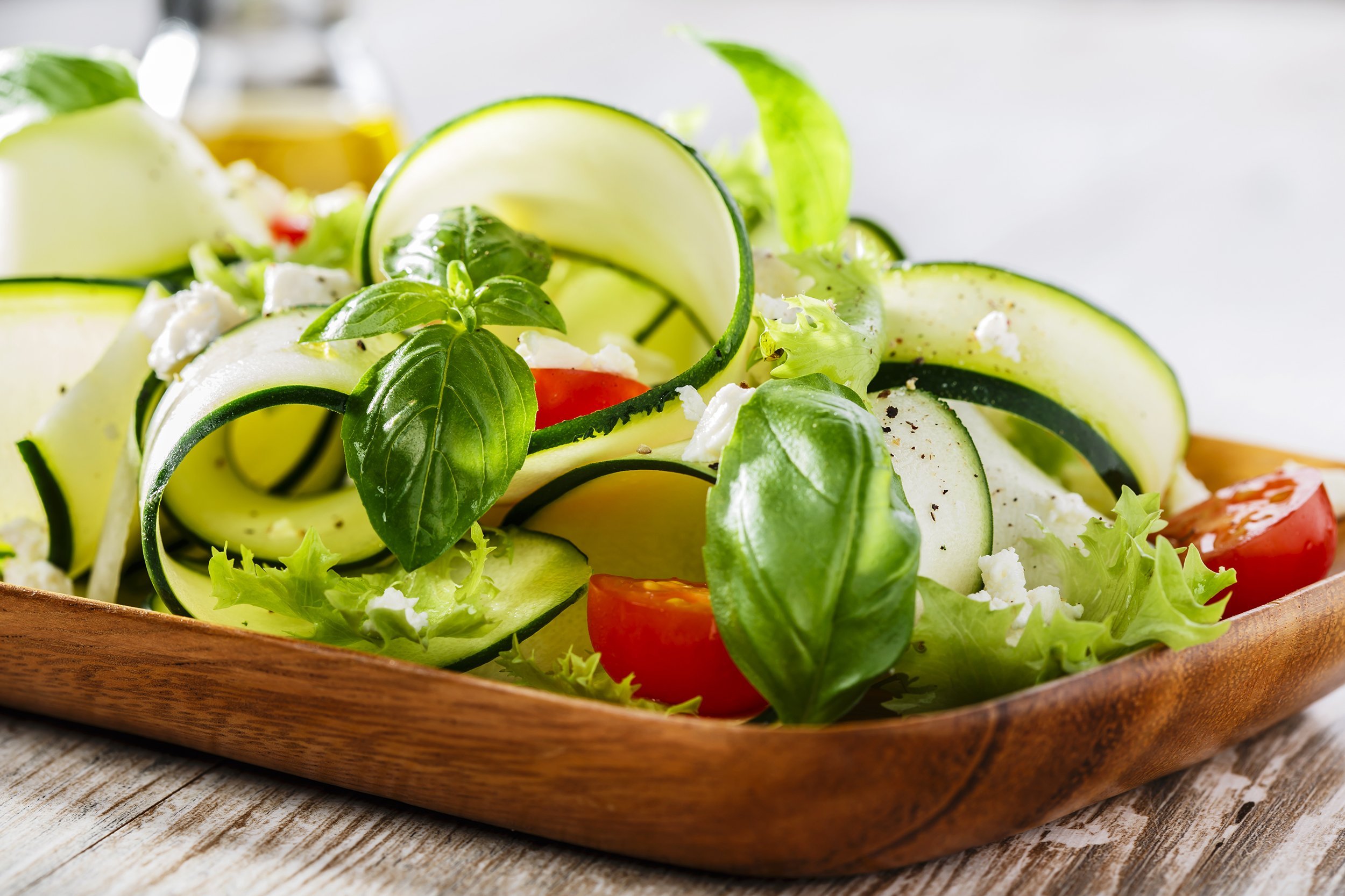 marinated zucchini salad
