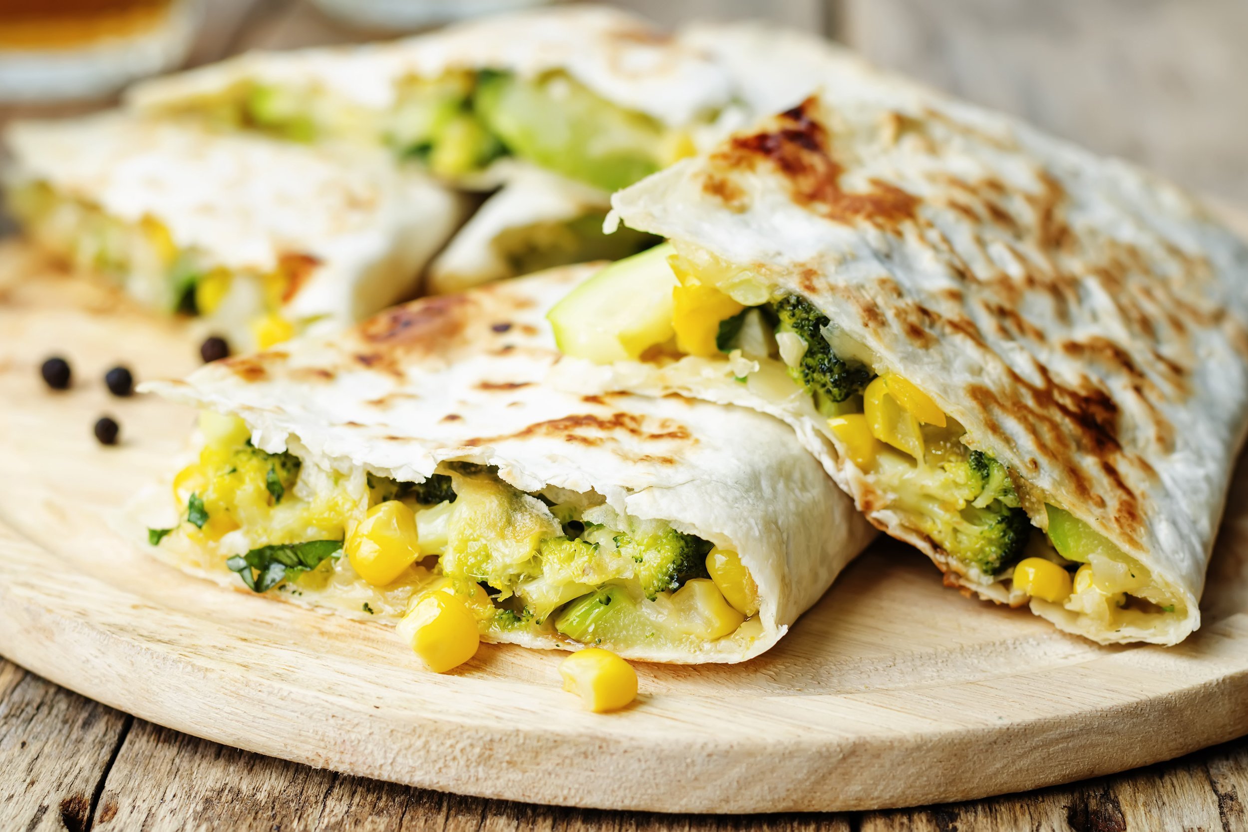 zucchini flower quesadilla