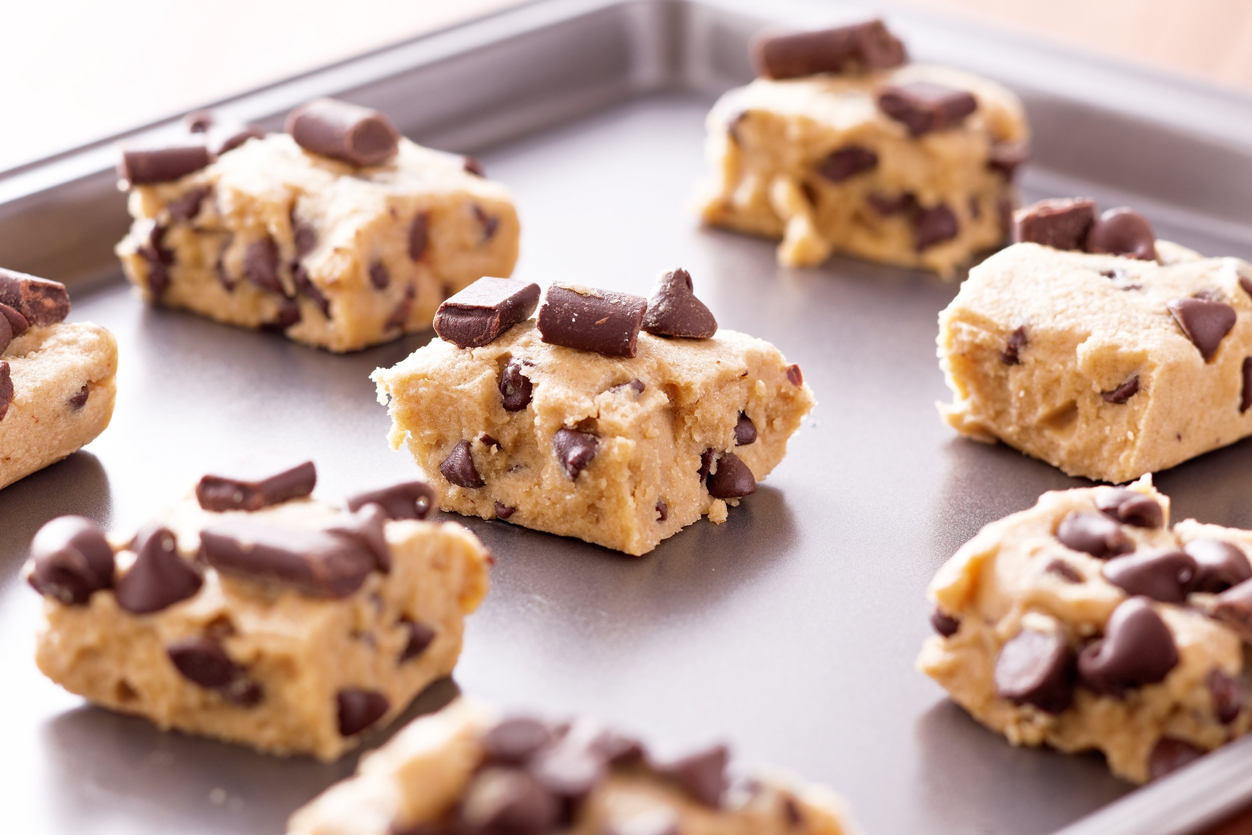 no-bake banana chocolate chip cookies