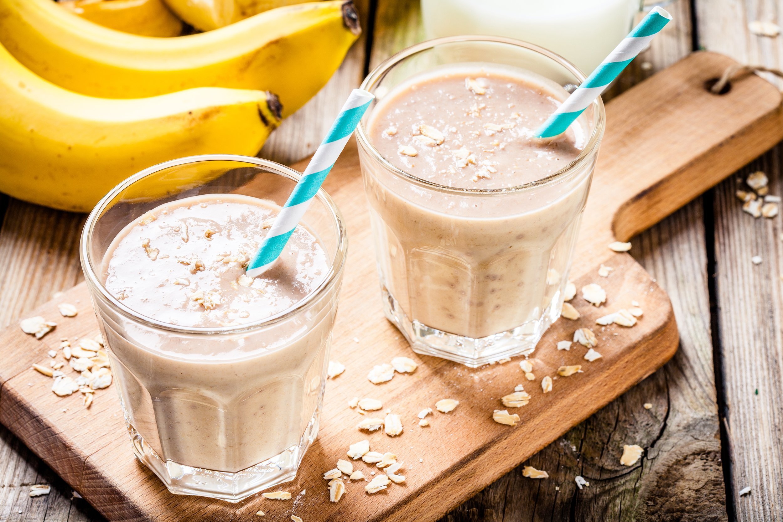 banana rum milkshake