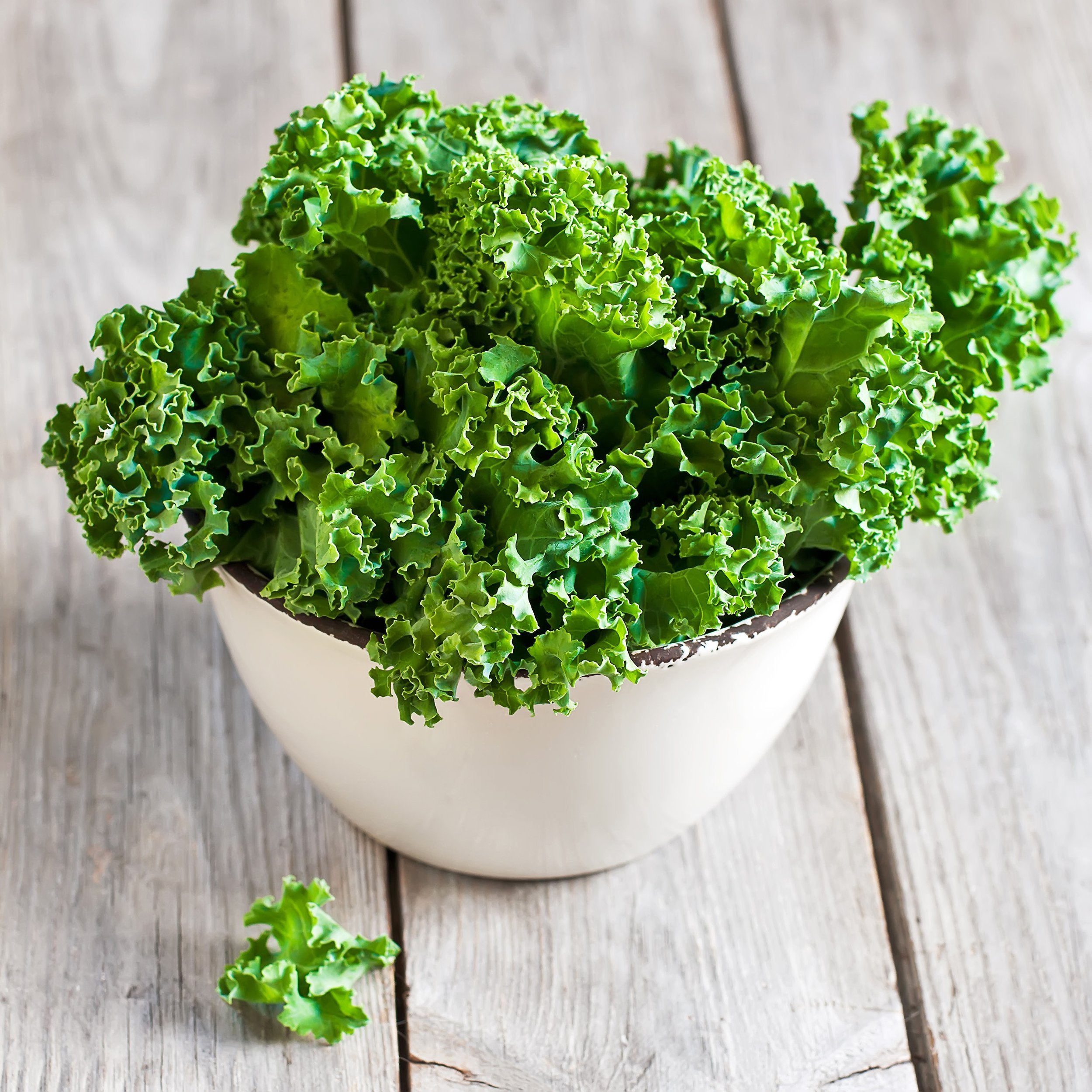 bowl of kale