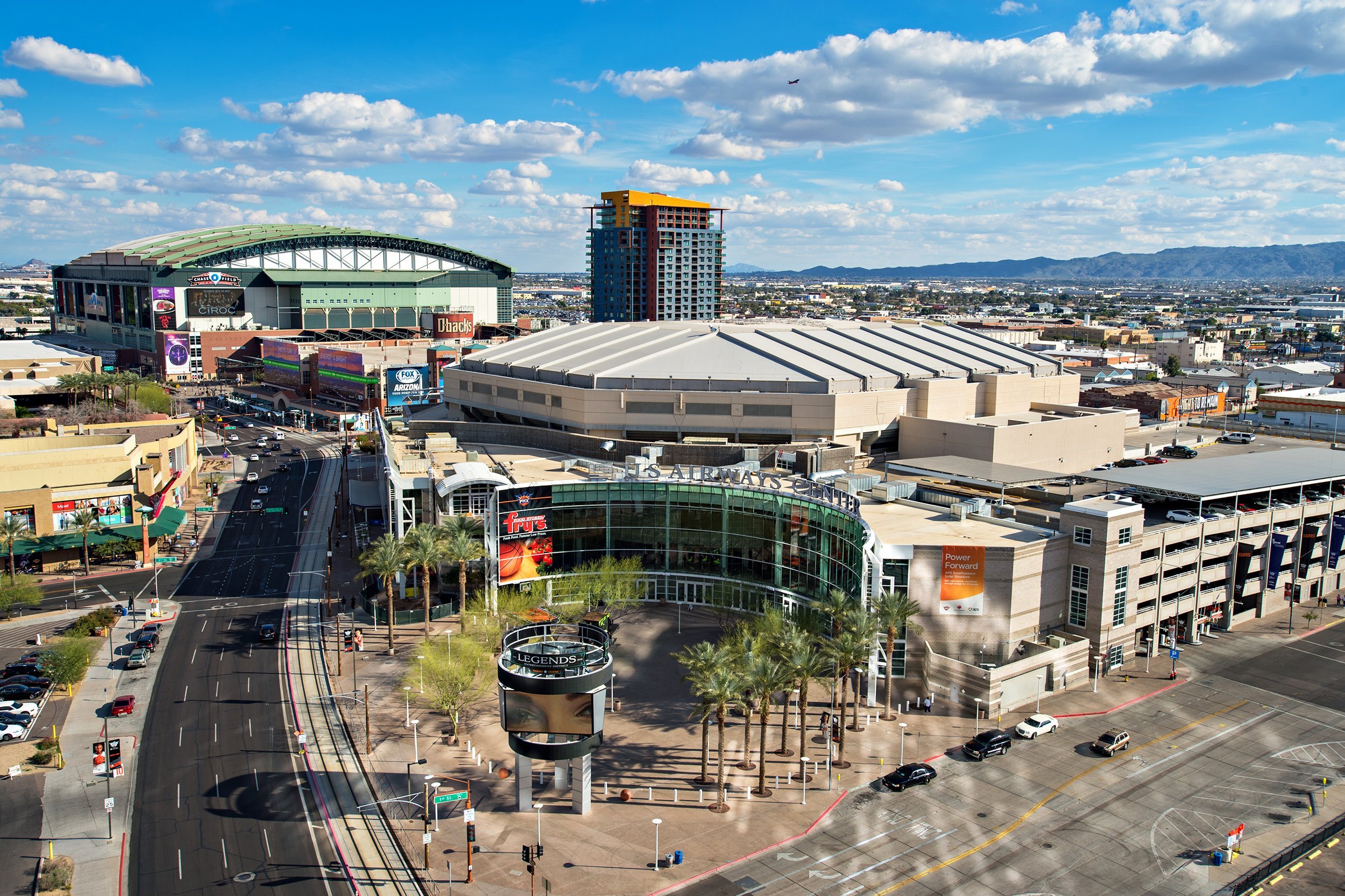 US Airways Center & Chase Field
